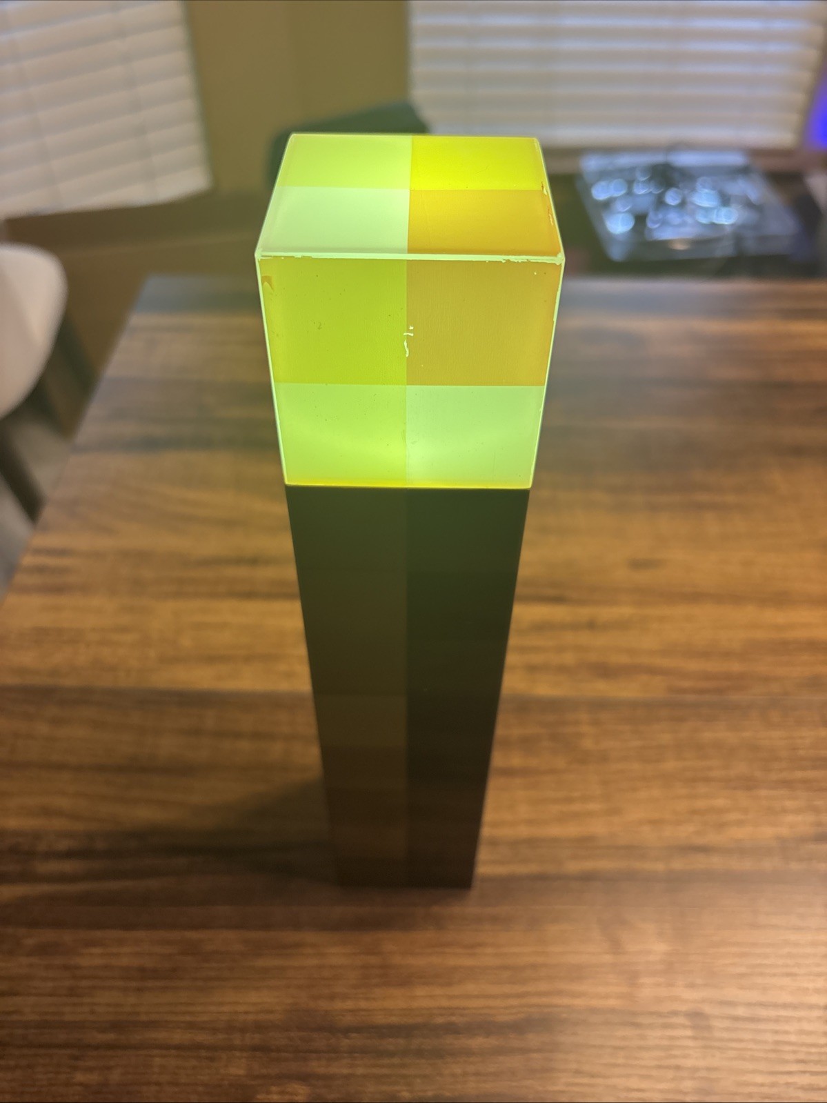 Mojang Minecraft Light-Up 11″ Wall Torch Night Light – 2012 ThinkGeek WORKS