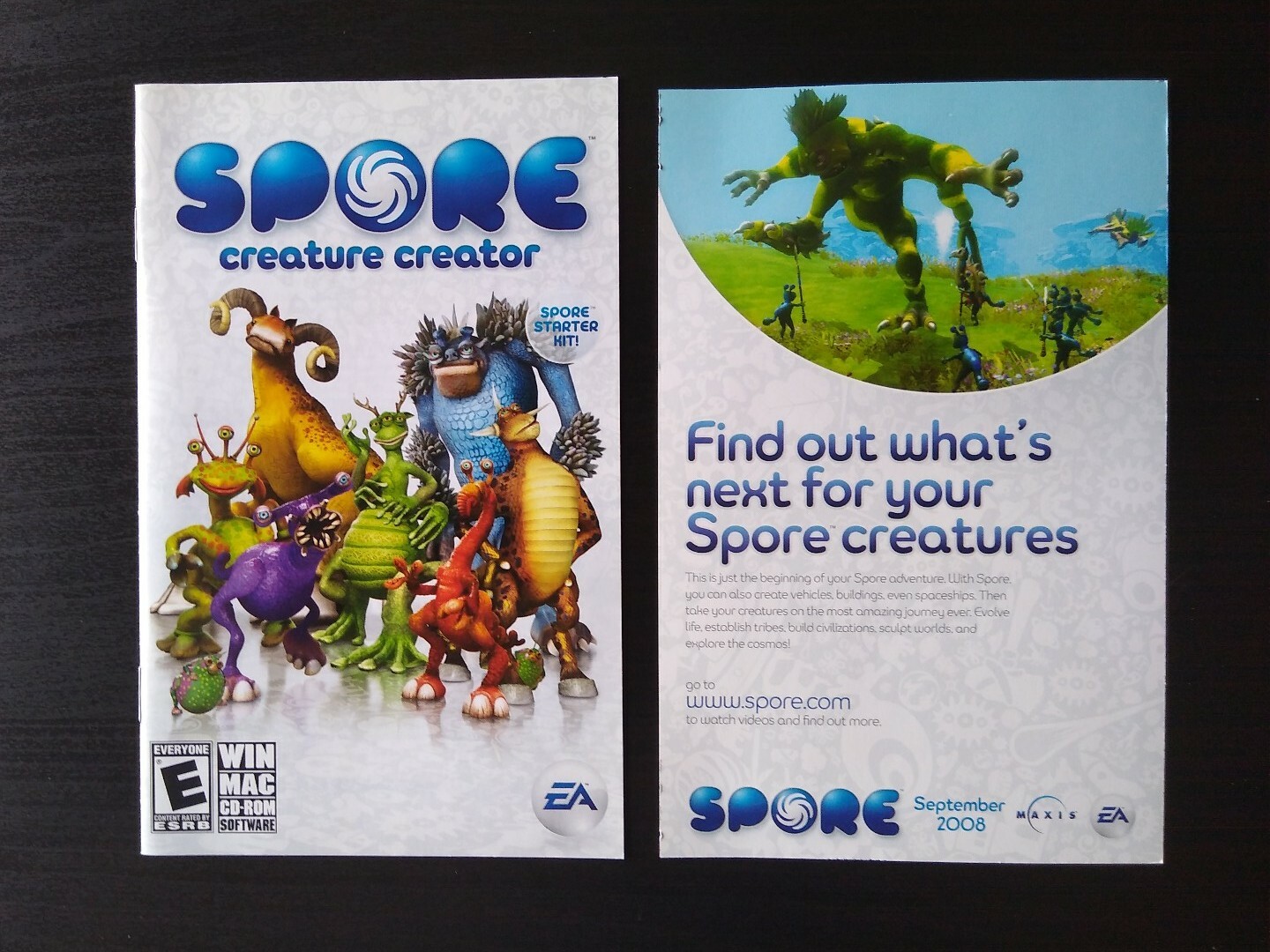 Spore Creature Creator PC CD-ROM Game Windows/Mac 2008 EA