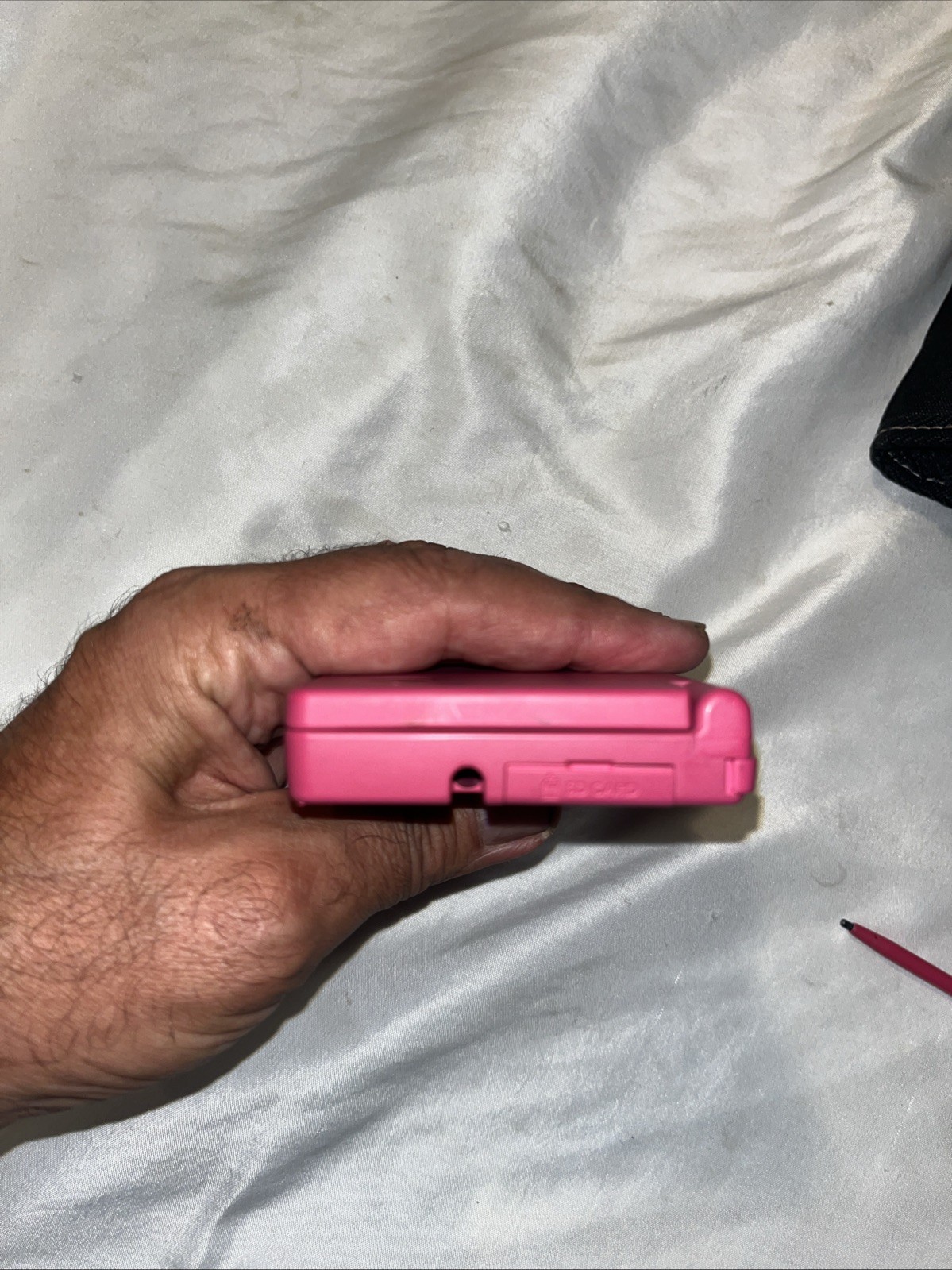 Hot Pink Nintendo DSi With Black Carrying Case Tested & Factory Reset