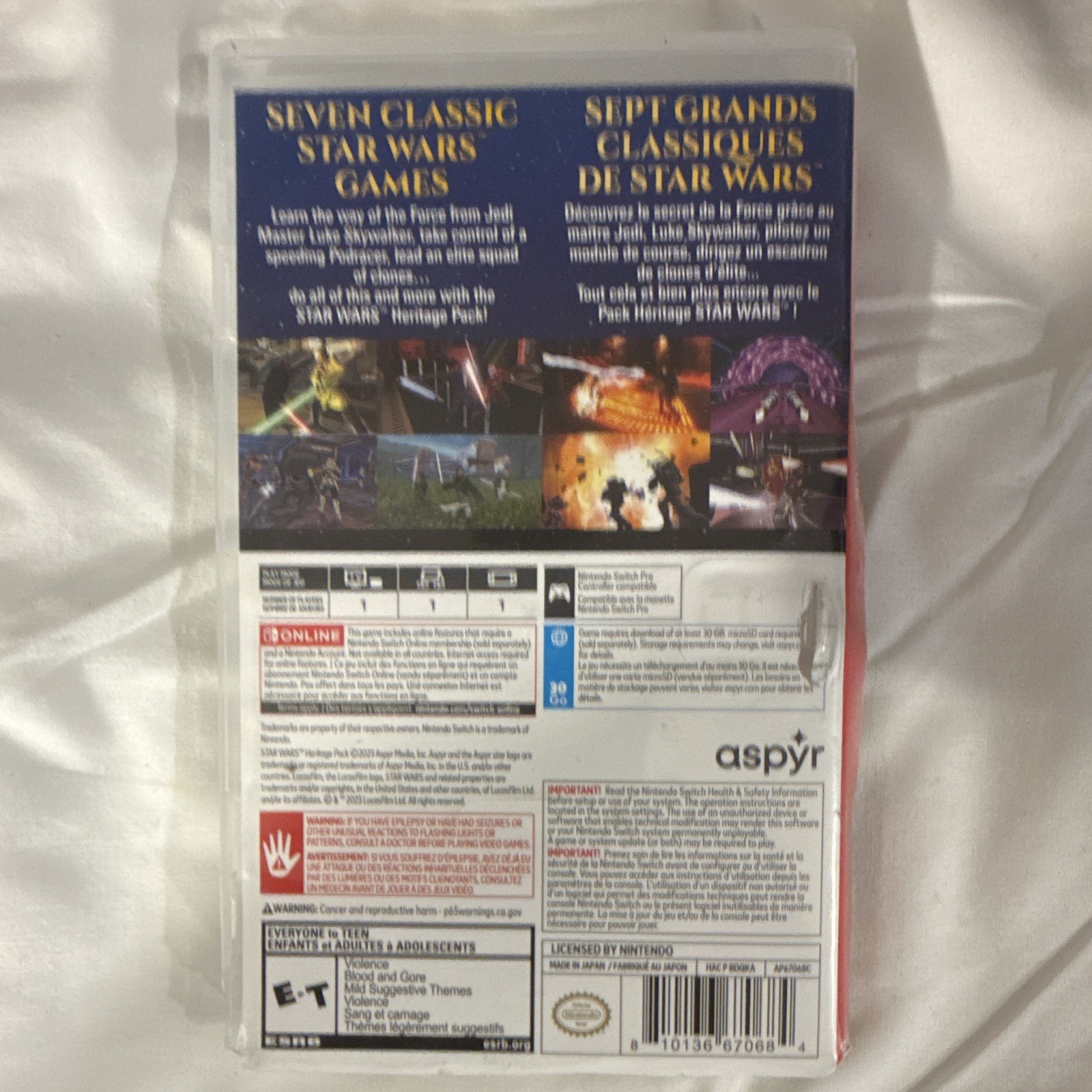 Aspyr Star Wars Heritage Pack Compilation Nintendo Switch Multiplayer E10+ 2023