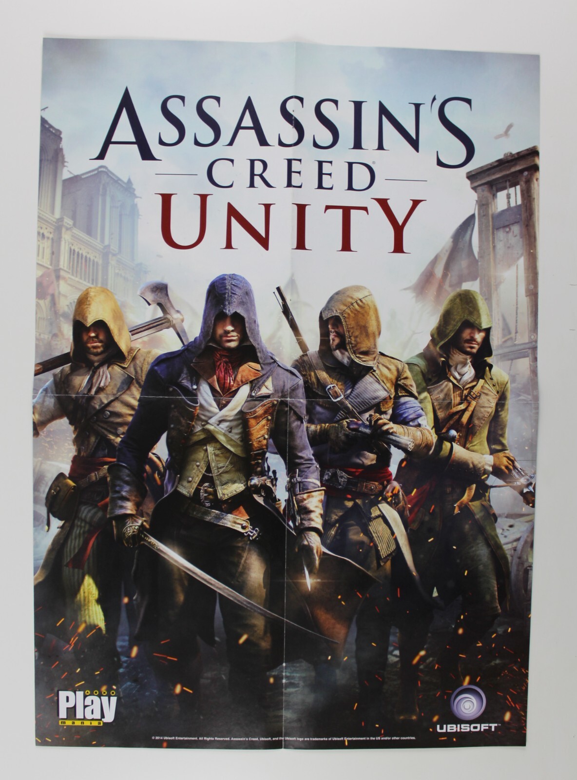 2014 ASSASSIN’S CREED UNITY Double-Sided Poster Spain 21″ x 15″ (53.5 x 38 cm.)