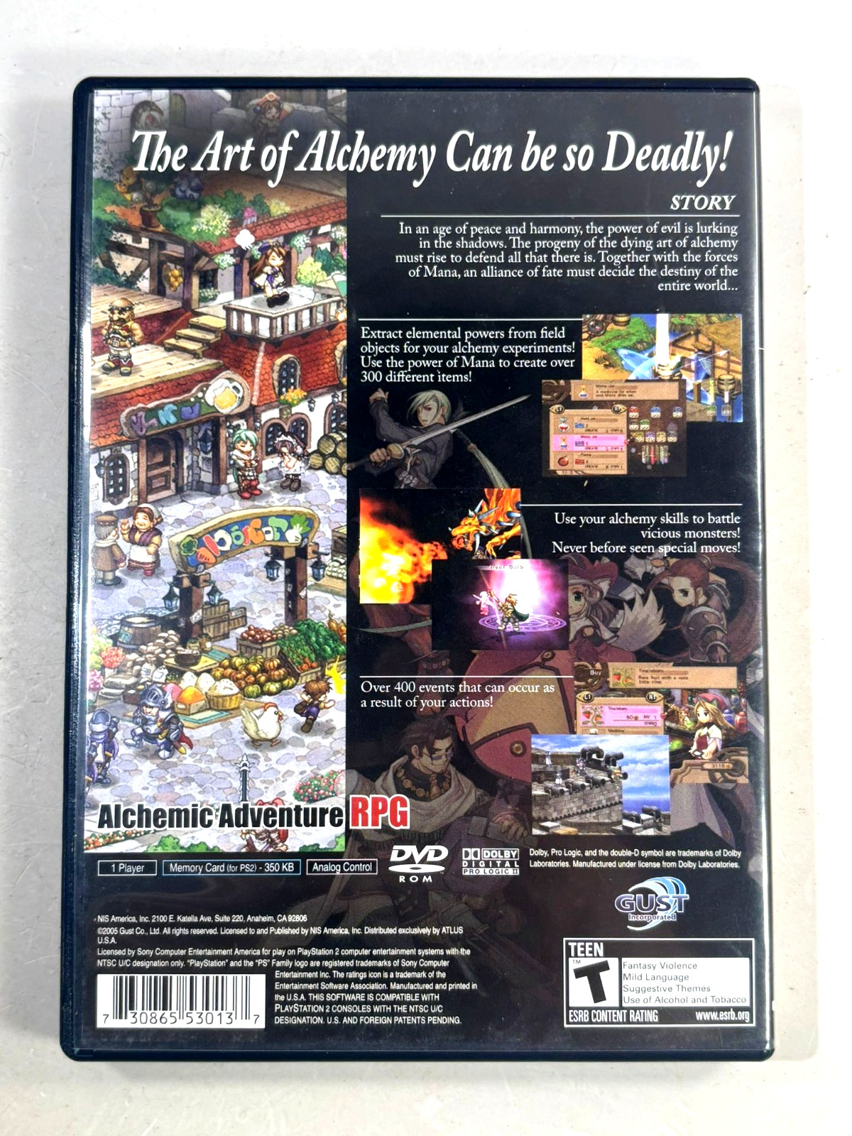 Atelier Iris: Eternal Mana (Sony PlayStation 2, 2005) PS2 CIB