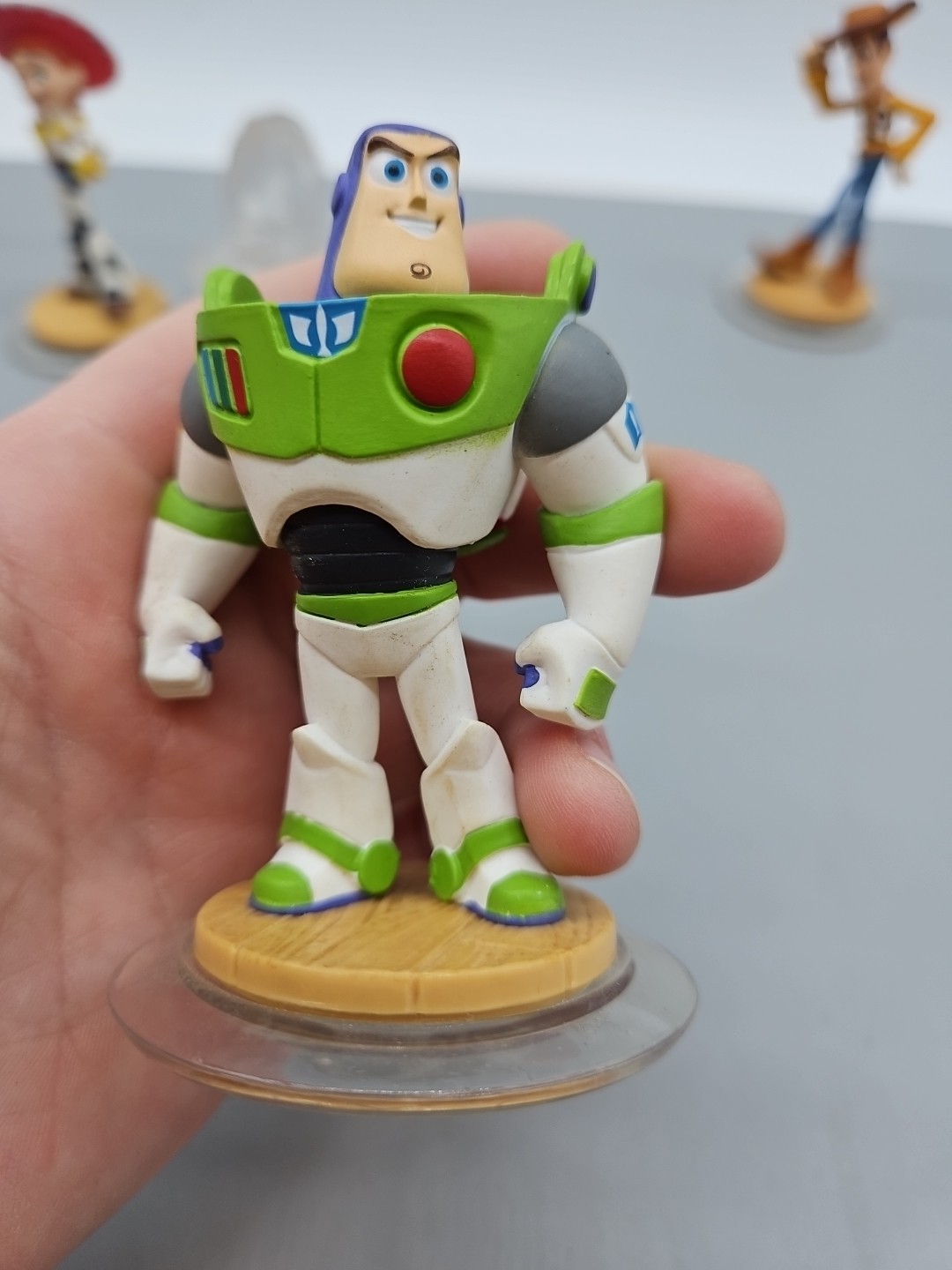 Disney Infinity Toy Story, Woody, Jessie, Buzz Lightyear & Crystal, Lot Of 4
