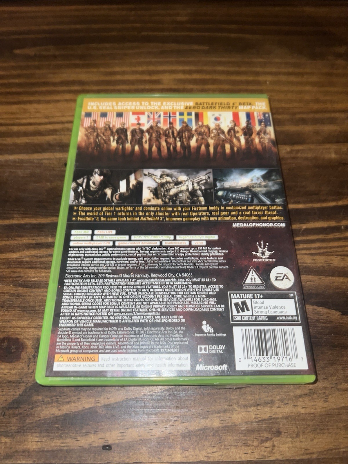 Medal Of Honor Warfighter Limited Edition Xbox 360