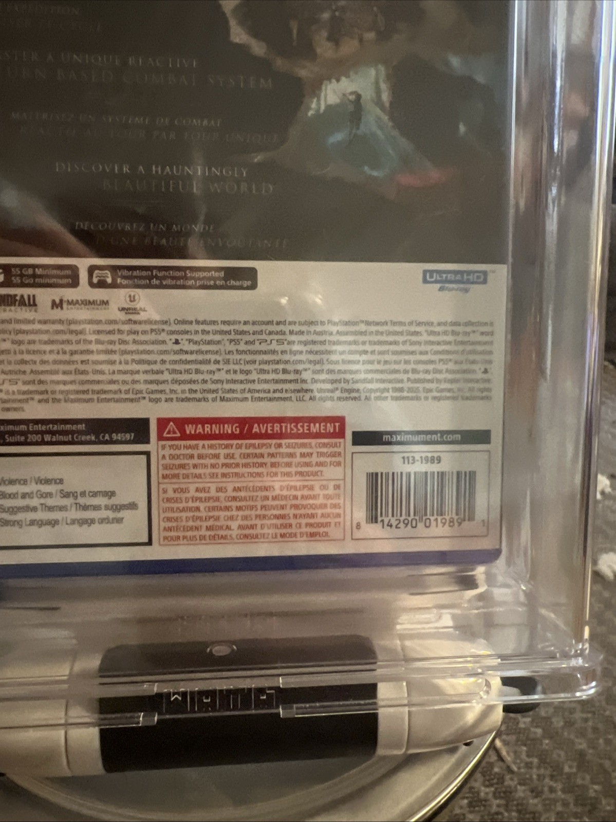 Clair Obscur: Expedition 33, WATA 9.8 A++, Sony PlayStation 5, See Description