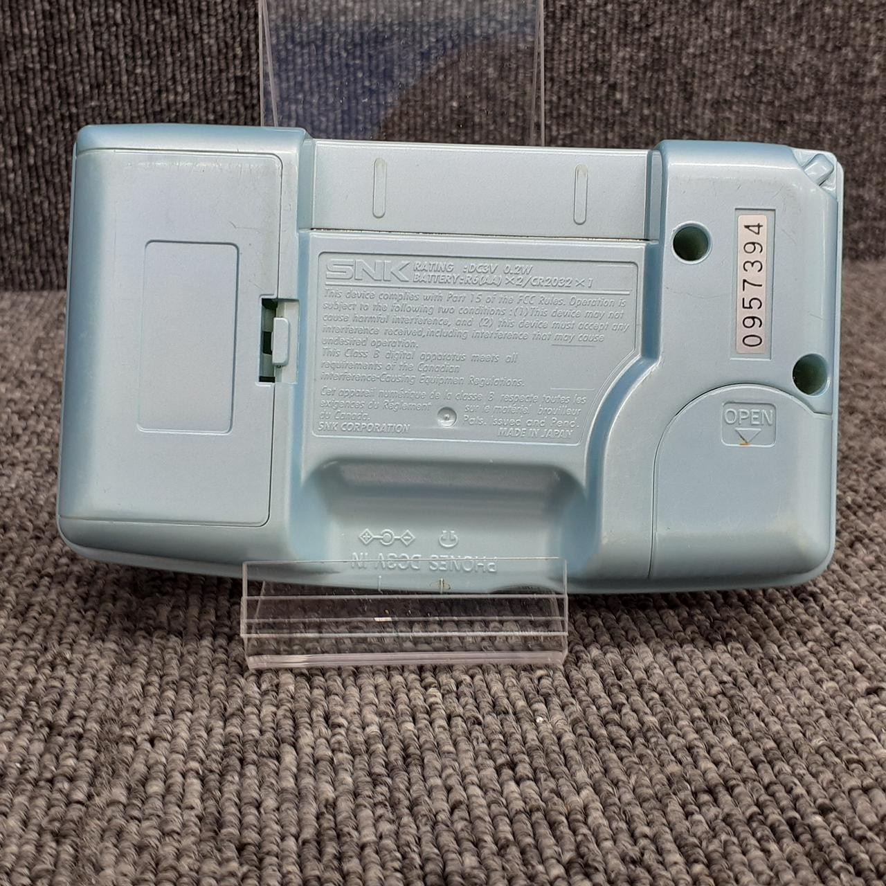 Neo Geo Pocket Color Console Blue Tested s2357M