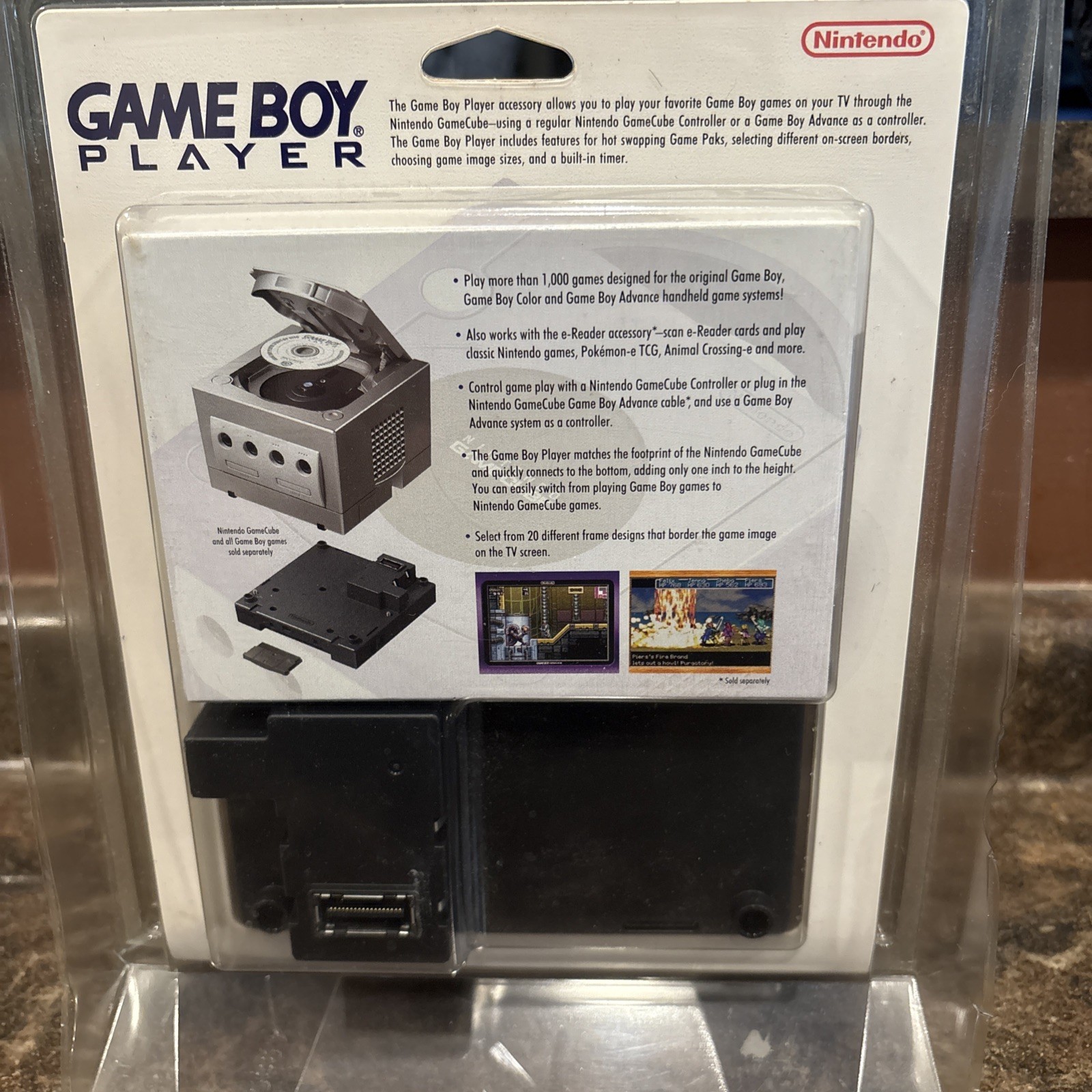 Nintendo Gamecube Gameboy Player – Brand New – Sealed In Original Packaging