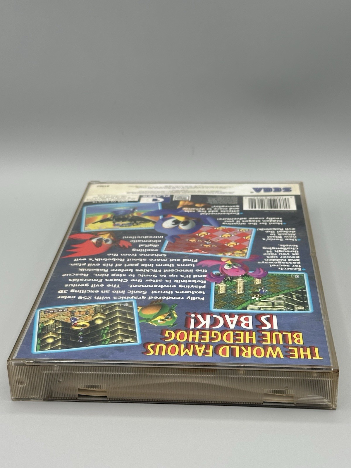 Sega Saturn Sonic 3D Blast 1996 Tested Reg Card Included Video Game