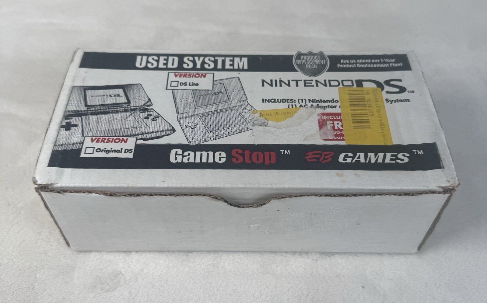 Original Nintendo DS Silver Console NTR-001 (NO CHARGER)