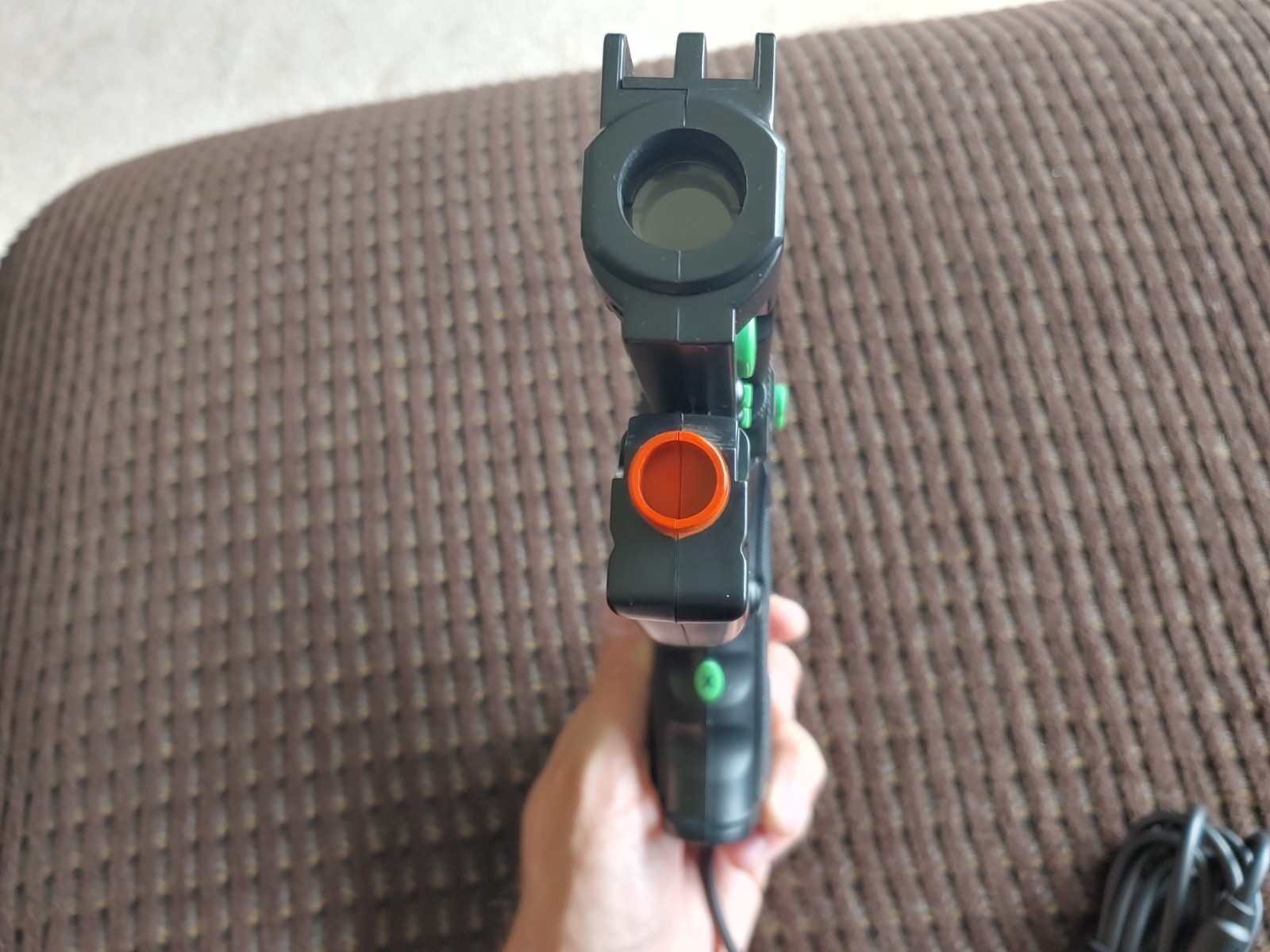 Original XBOX Yobo Boss Battle Light Gun Corded with Breakaway Cable WORKING