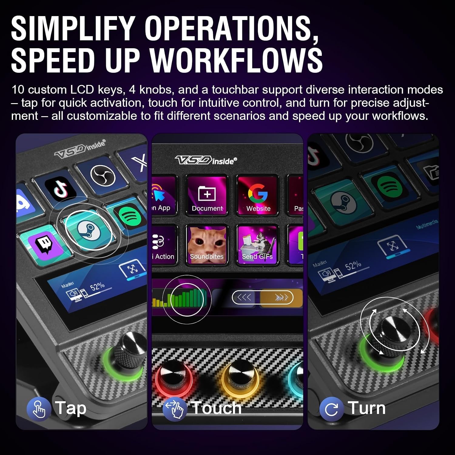 USB Soundboard & Stream Controller for Gamers, Streamers