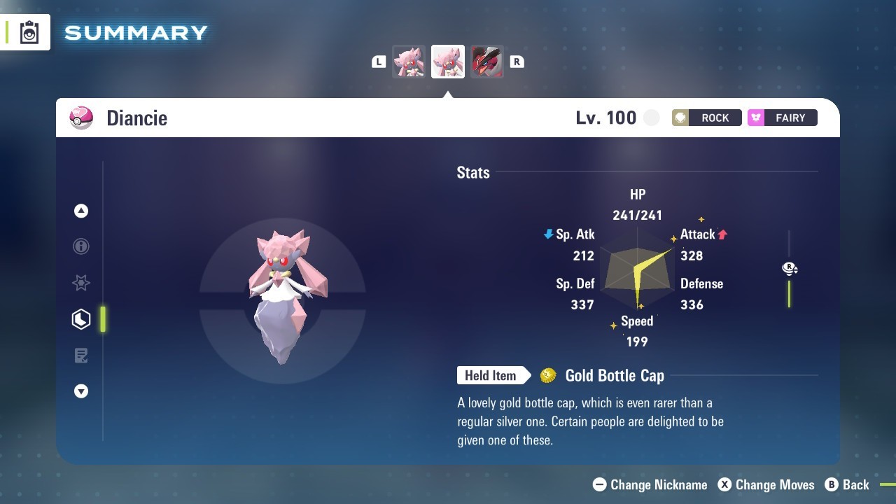 Pokemon Legends ZA 💥 6IV Normal Mythical Diancie💥Fast 🚀Adamant Stat Nature