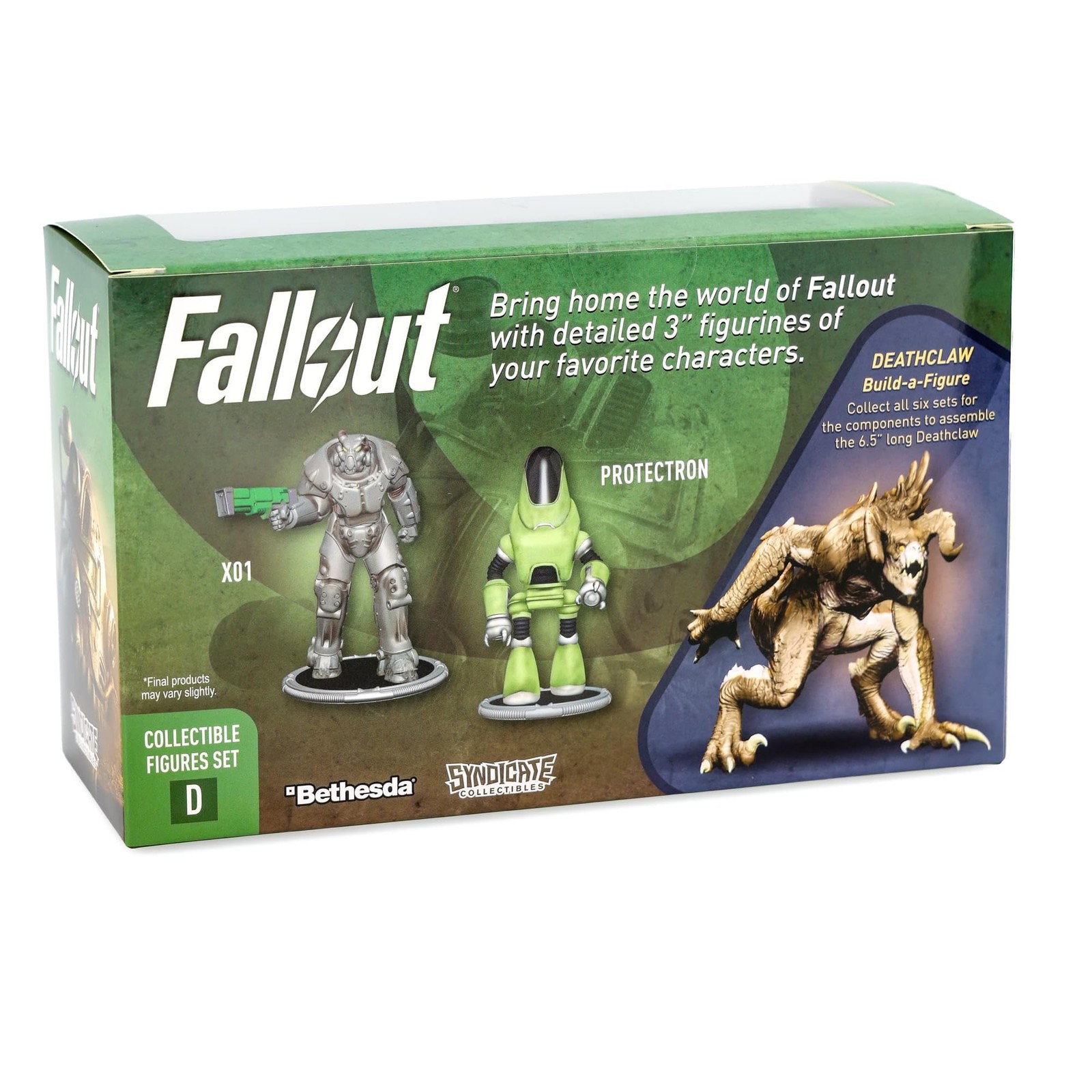 Fallout X01 and Protectron Mini Figure Set 3 Inch Collectible Toys