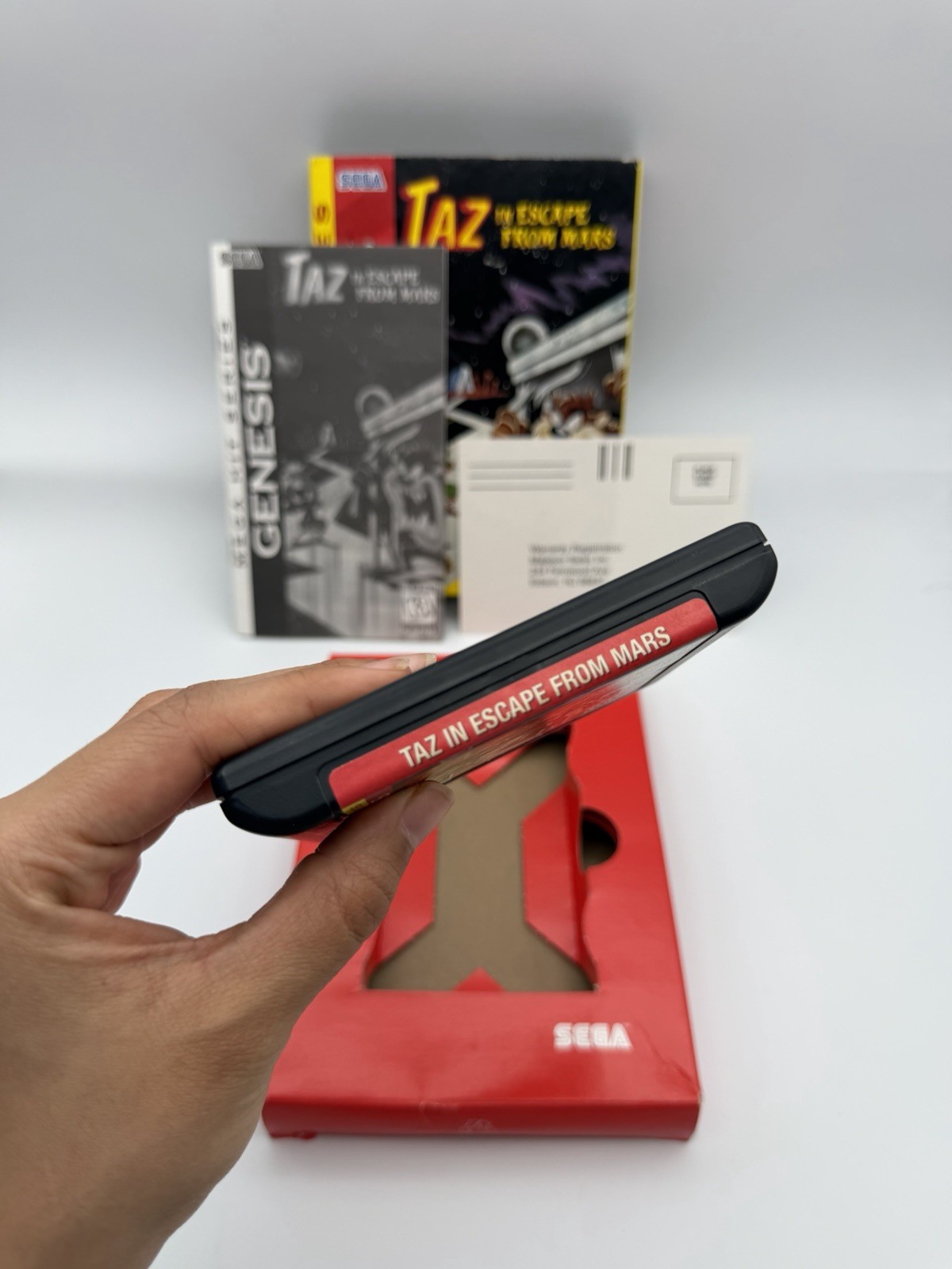 Taz in Escape From Mars (Sega Genesis, 1994) CIB Complete in Box with Manual