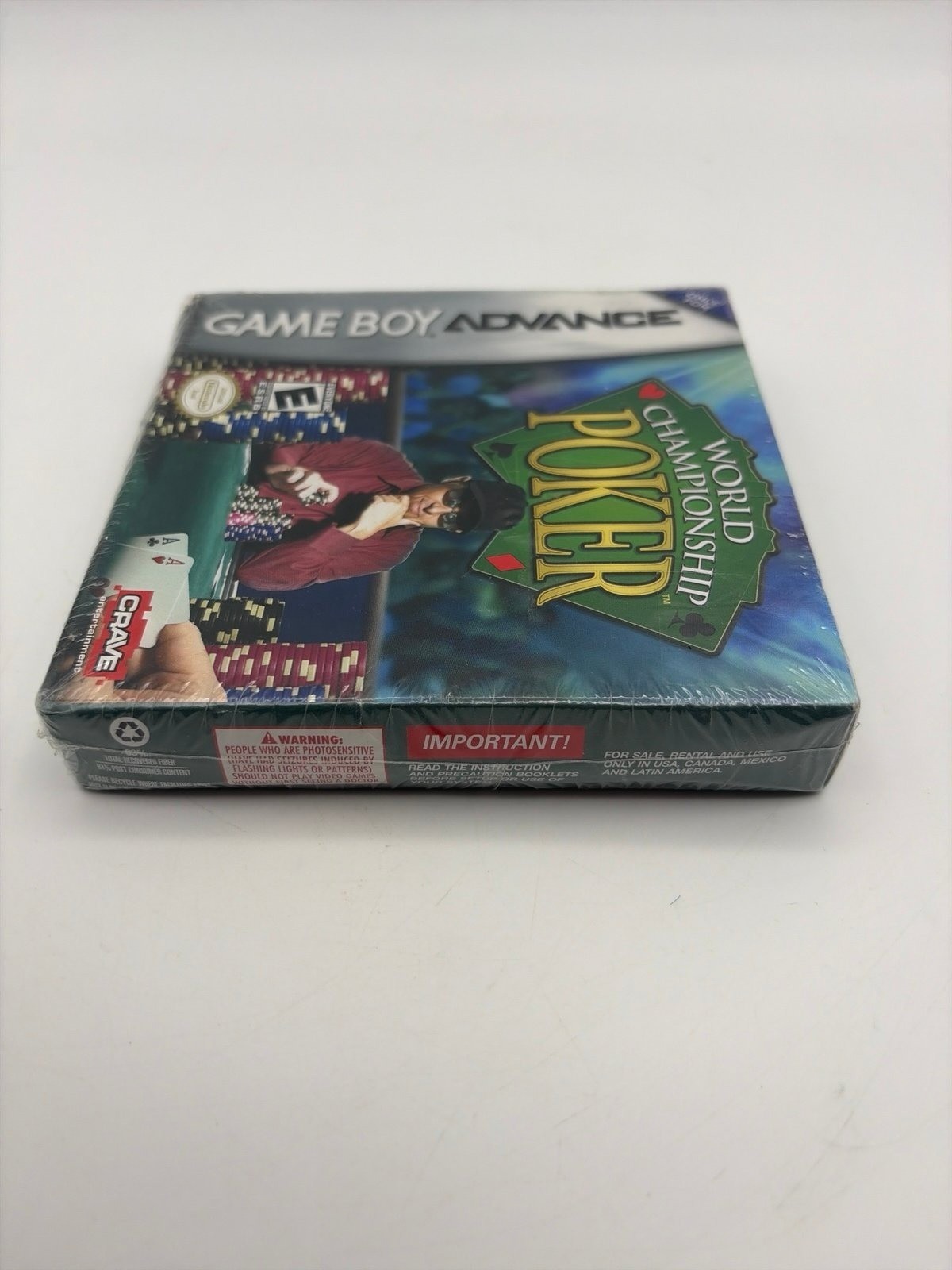 World Championship Poker (Nintendo Game Boy Advance,GBA 2004) NEW SEALED
