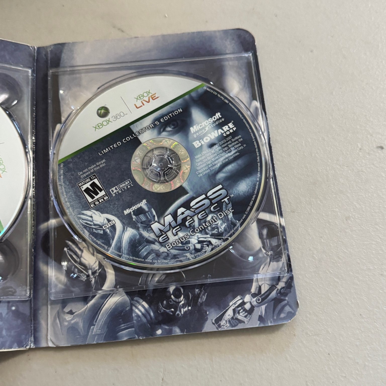 Mass Effect Limited Collector’s Edition Xbox 360 Video Game Sci-Fi RPG