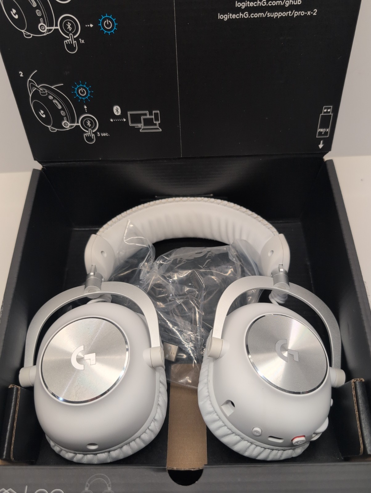 Logitech G PRO X 2 Lightspeed Wireless Gaming Headset White – (NO DONGLE) #3