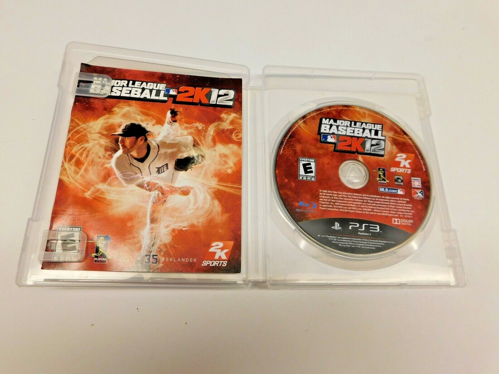 PS3 MLB Major League Baseball 2K12 Sony PlayStation 3 Video Game