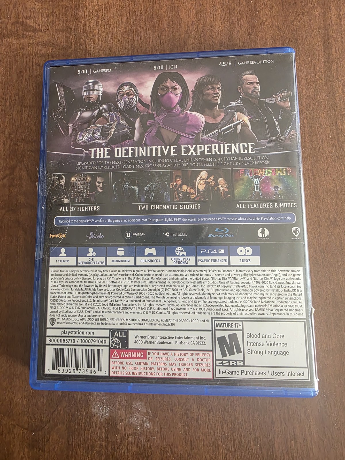 Mortal Kombat 11 Ultimate – Sony PlayStation 4