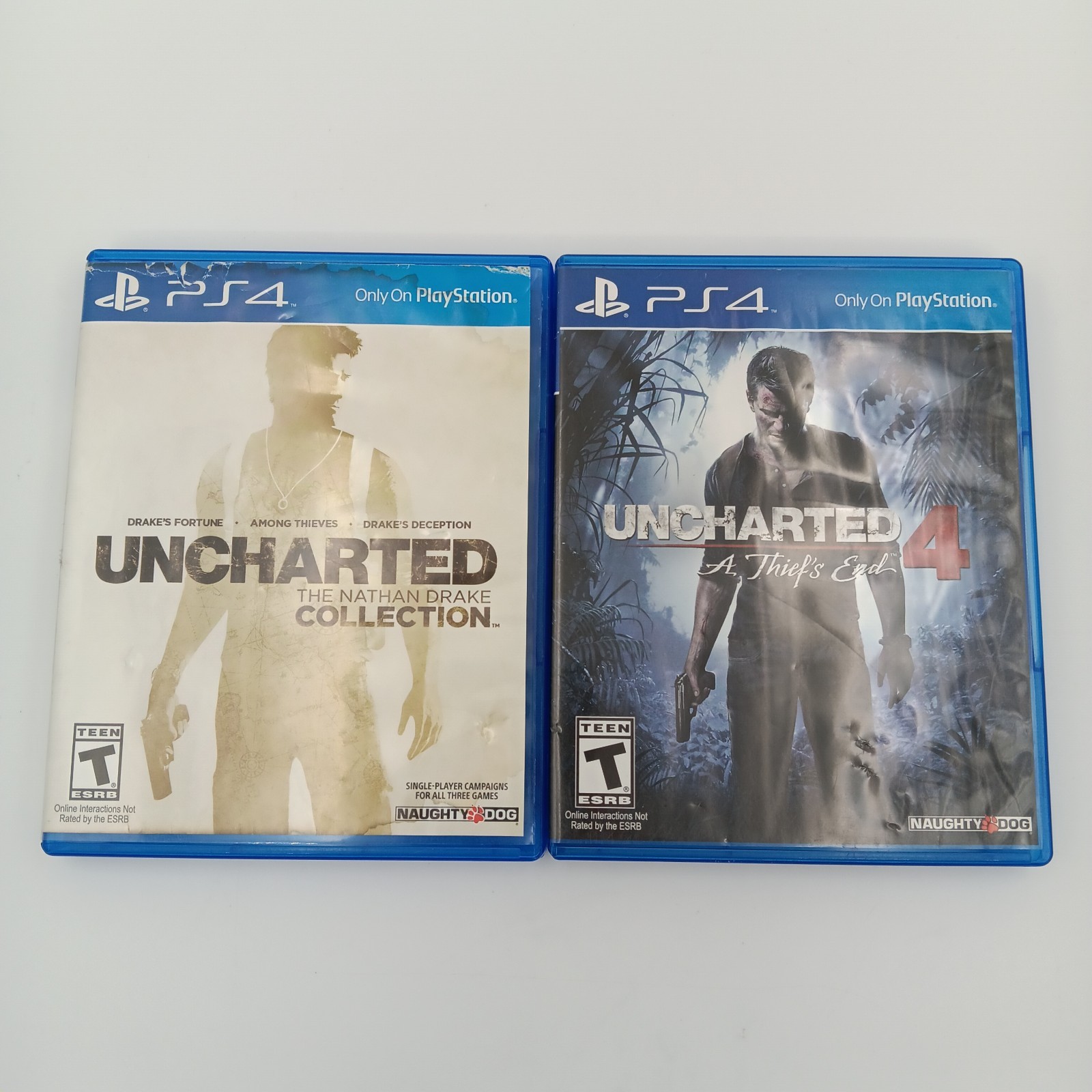Uncharted Nathan Drake Collection + Uncharted 4 Bundle Playstation 4 READ