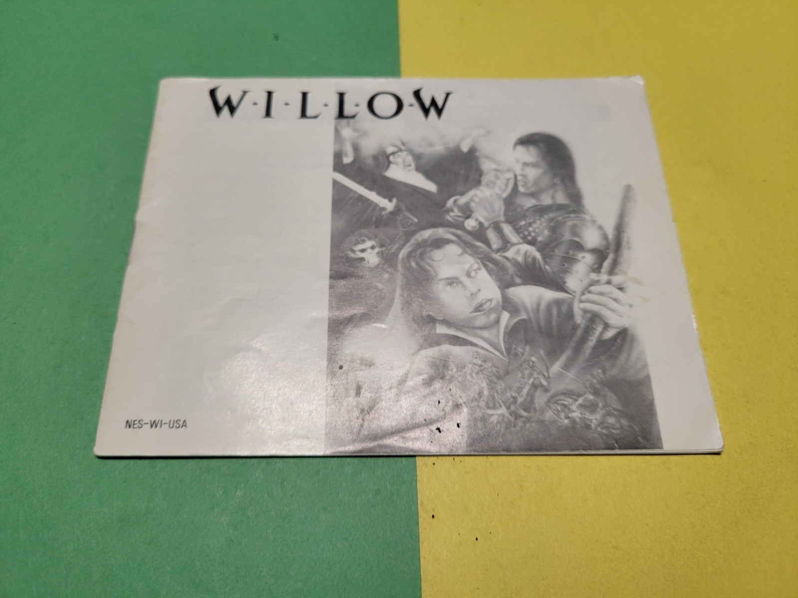 Authentic Nintendo NES Instruction Manual Only Willow Book