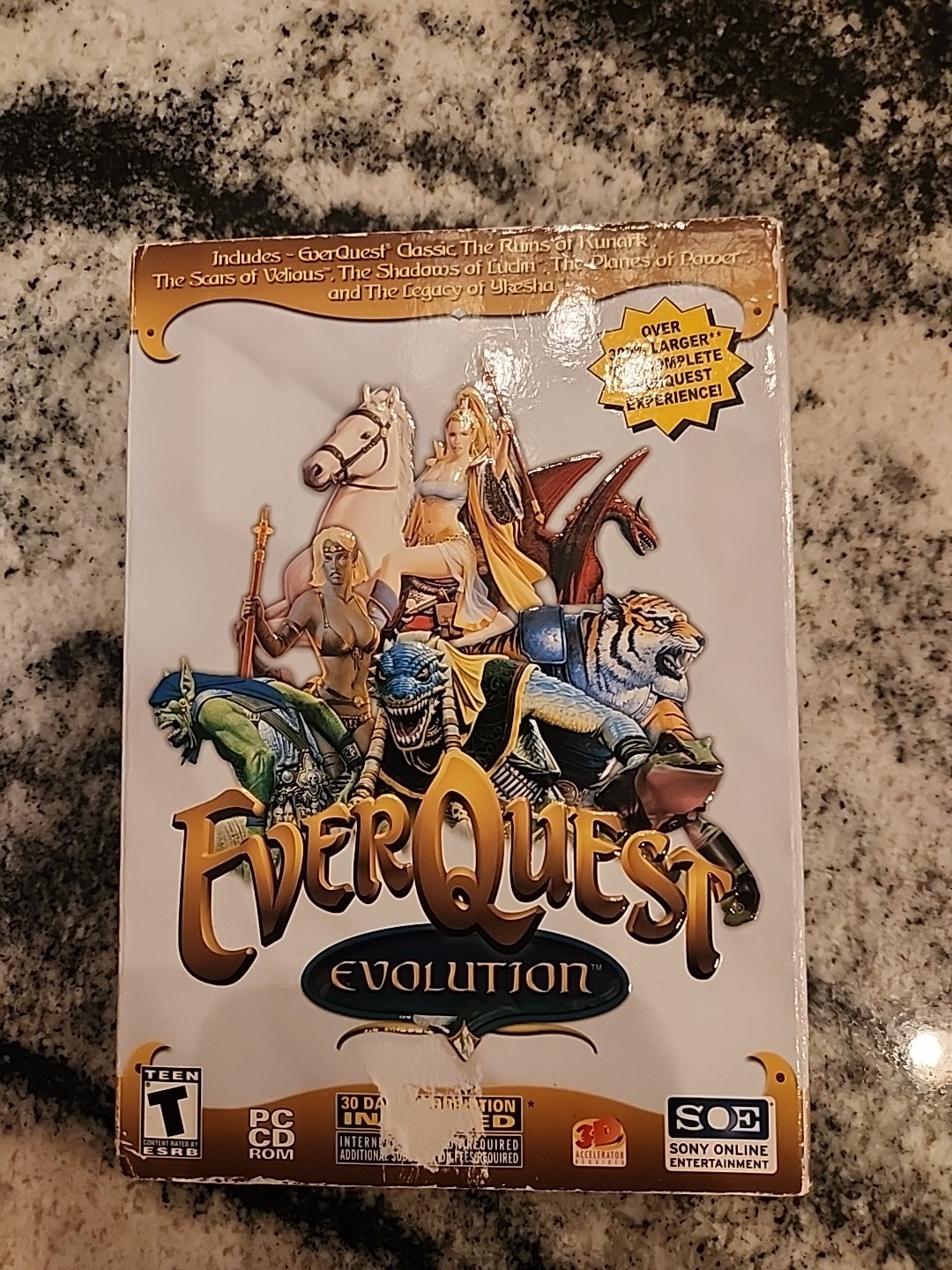 EverQuest Evolution PC CD ROM Small Box Vintage Video Game 2003 Brand New Sealed