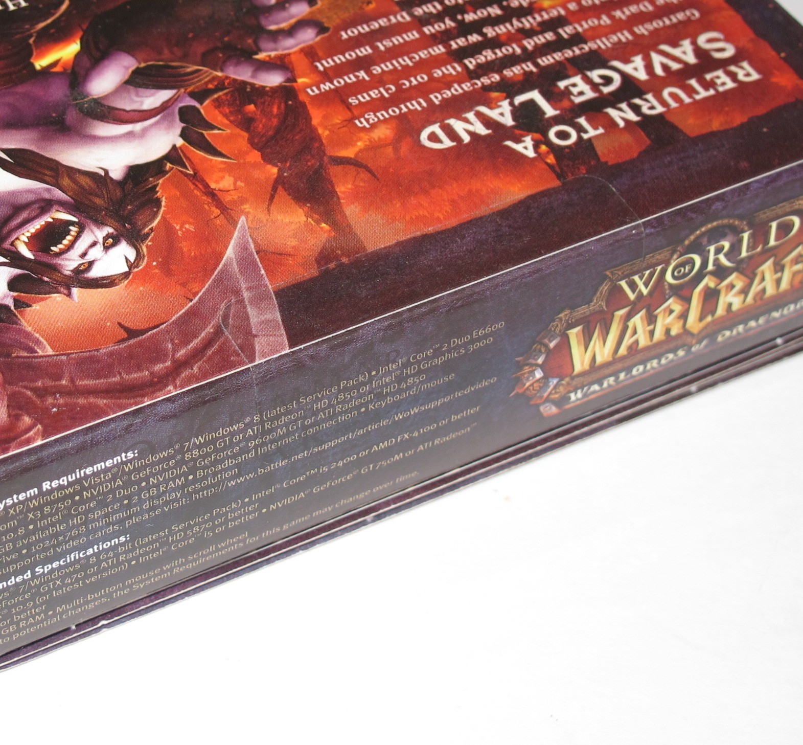 World of Warcraft Warlords of Draenor Expansion Set Brand Factory New Sealed PC