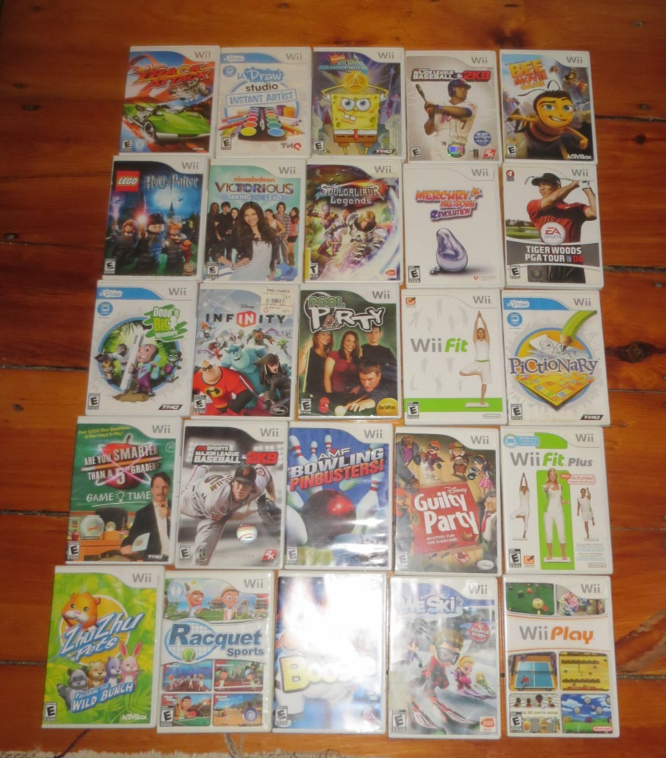 20 Games- Nintendo Wii Assorted Video Games lot Lego Fit more
