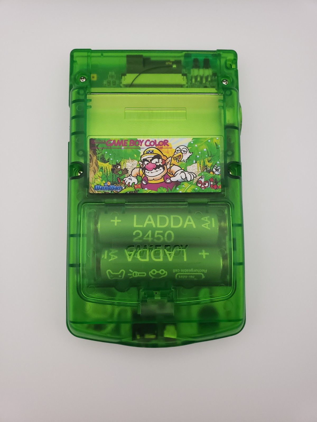 Custom Wario Gameboy Color IPS Screen w/ Case – GBC Console System Wario Land
