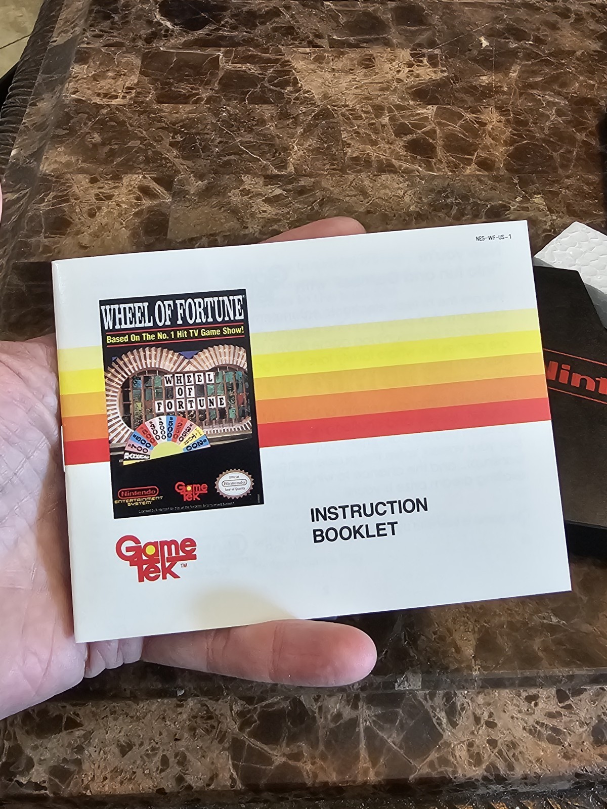 Wheel of Fortune Nintendo Entertainment System 1988 NES Complete CIB Tested NICE