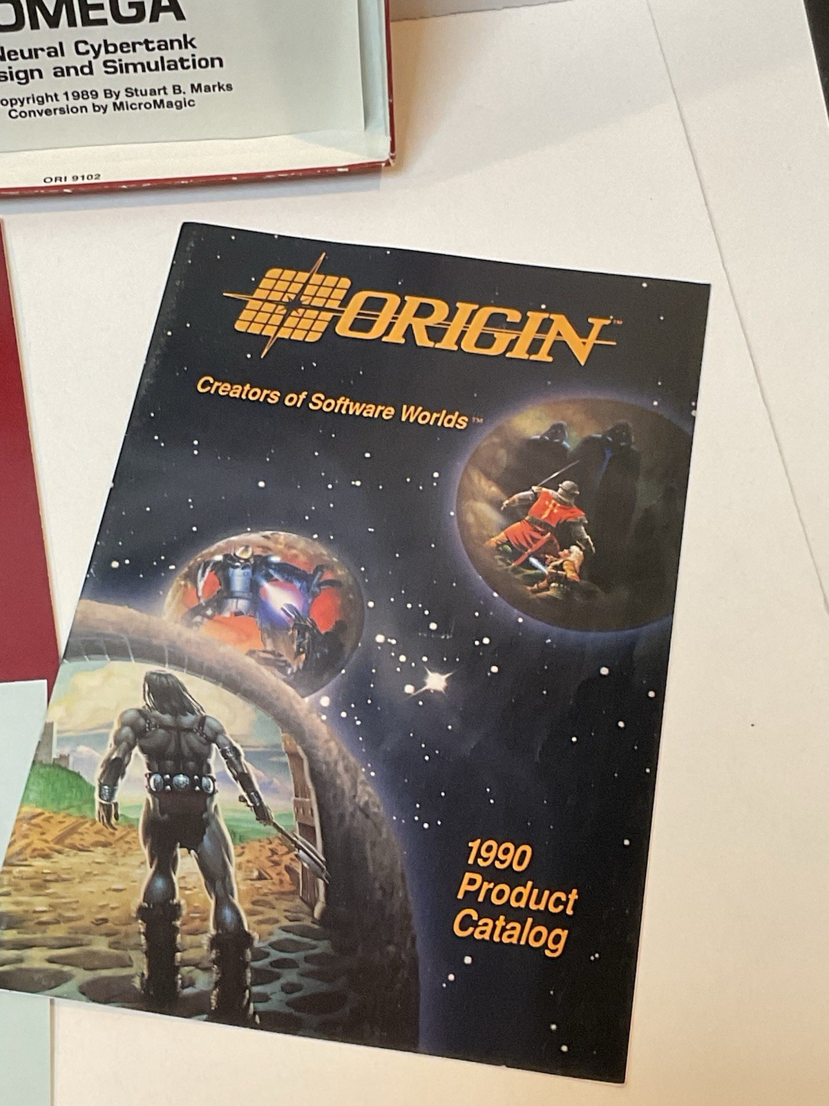 Vintage Macintosh Simulator Software Omega ORIGIN Systems