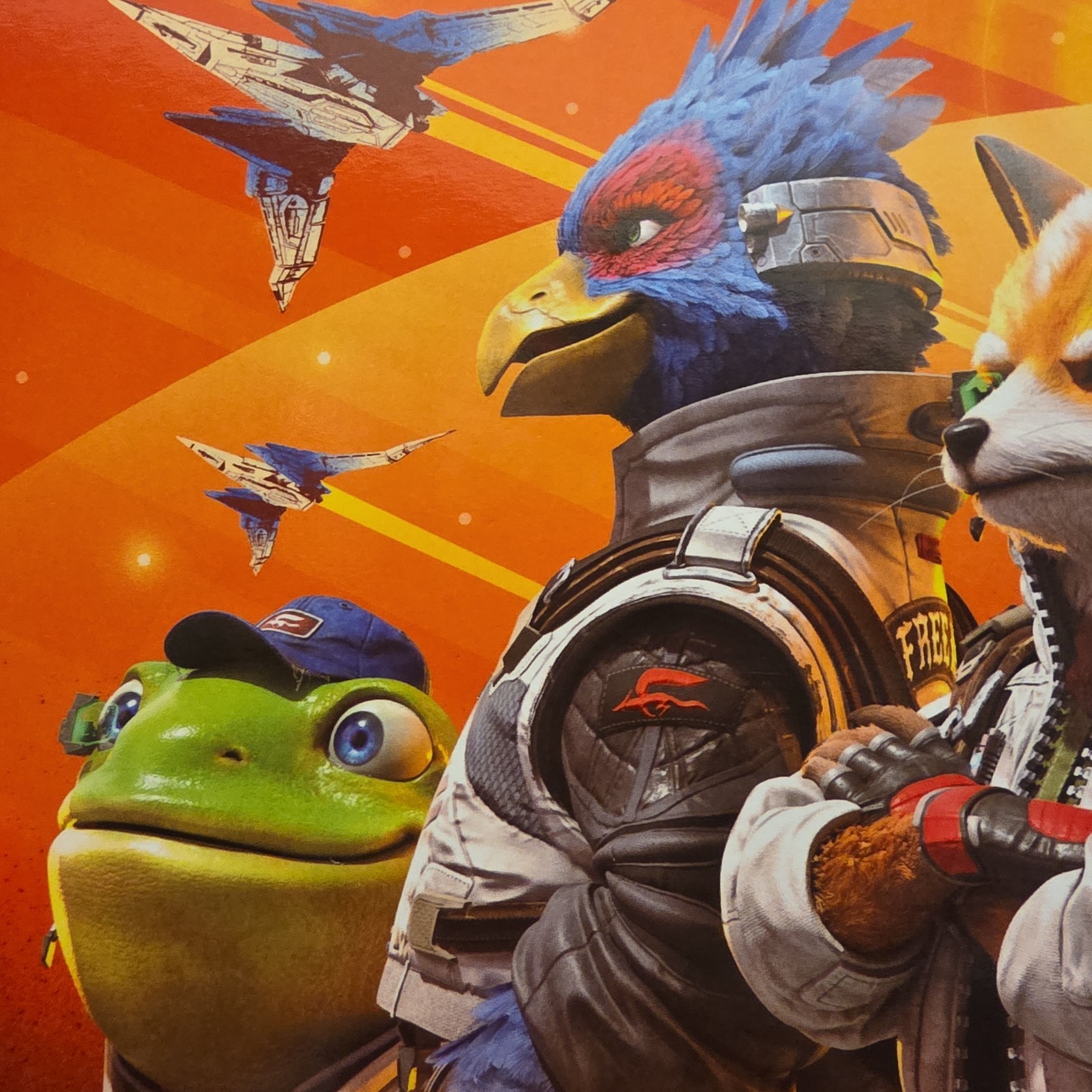 Starfox Nintendo Switch 2 Original Counter Top Display Standee 2x Promo keychain