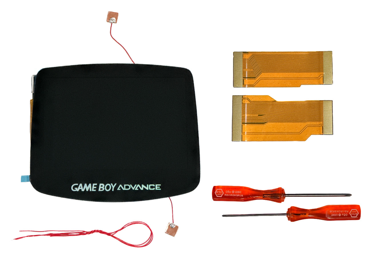 Game Boy Advance GBA V5 IPS LCD Backlight Housing Shell Mod Kit PICK UR COLORS!