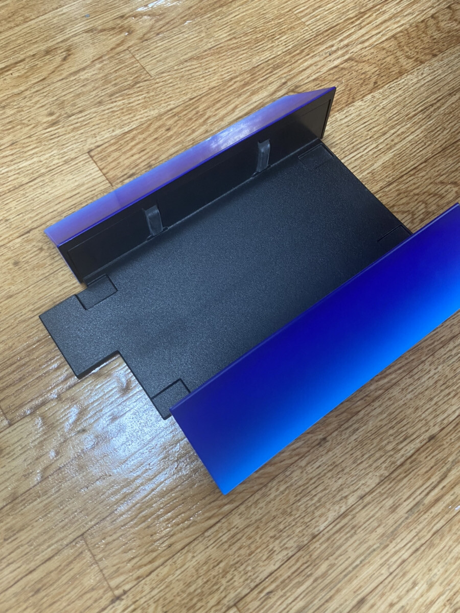 Official SONY PlayStation 2 Blue Vertical Stand SCPH-10040 PS2 Blue Black Japan