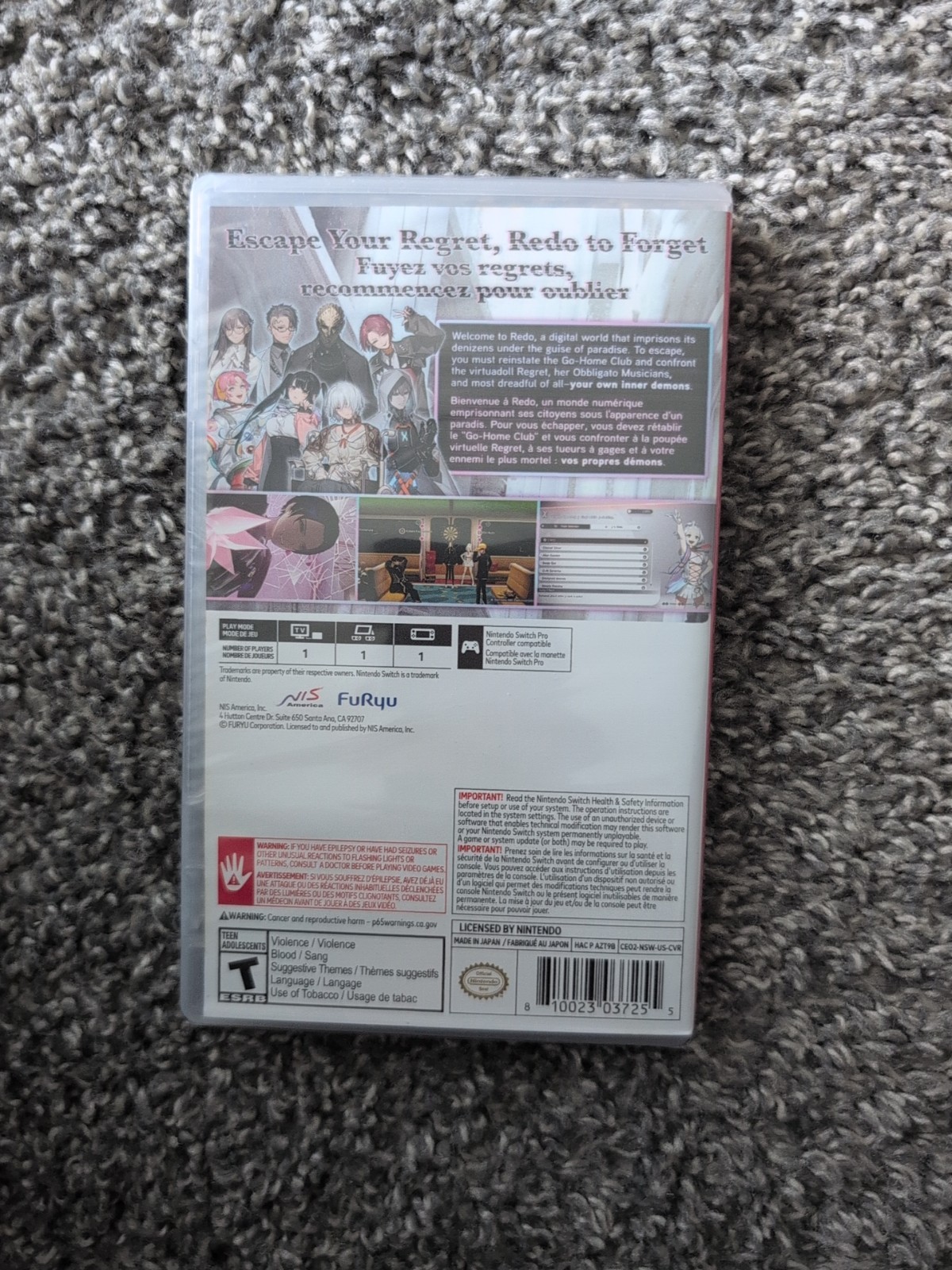 The Caligula Effect 2 Nintendo Switch Brand New Sealed NIS America