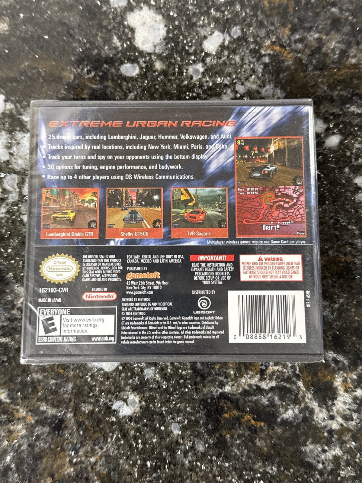 Asphalt Urban GT (Nintendo DS, 2004) Factory Sealed NEW NICE!