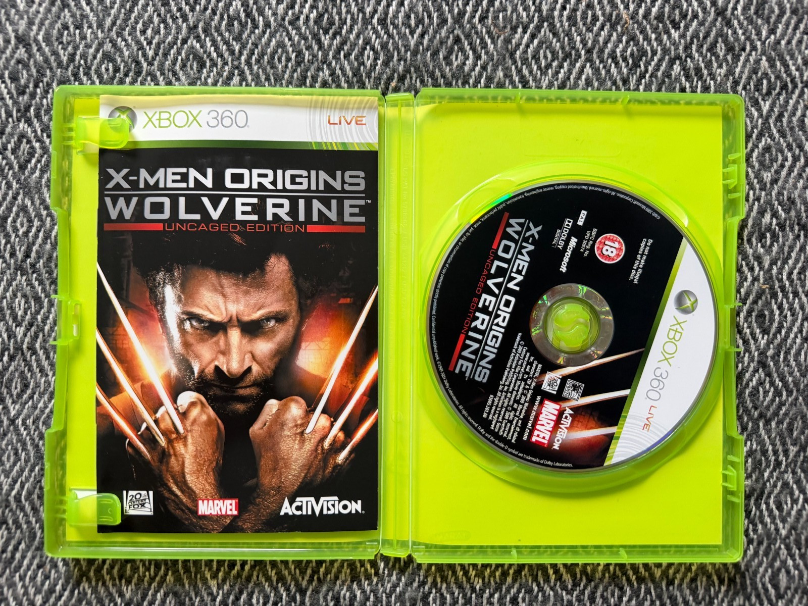 xbox 360 X-Men Origins: Wolverine Uncaged Edition REGION FREE (Works is US) PAL