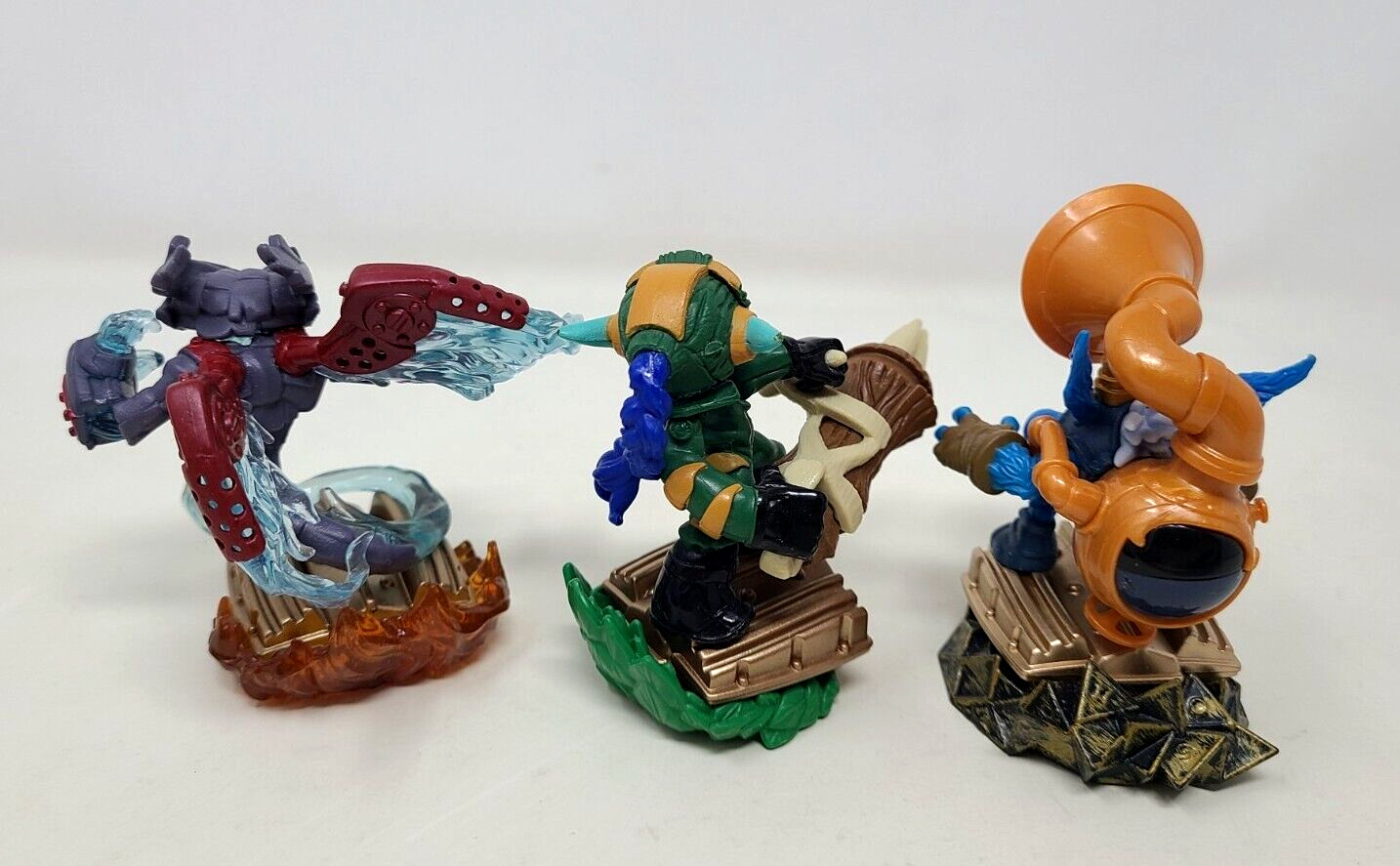 Skylanders Superchargers Stealth Elf Spitfire Lot of 3 Figures & 4 Vehicles