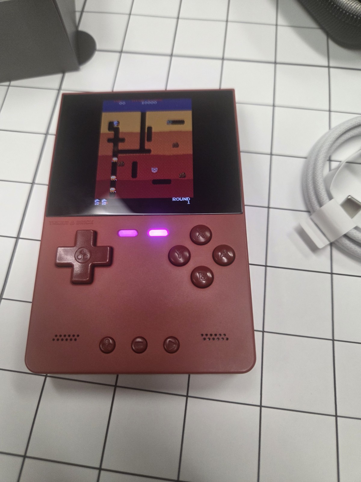 Trimui Brick Handheld Console (Red) – Premium MinUI Next Setup