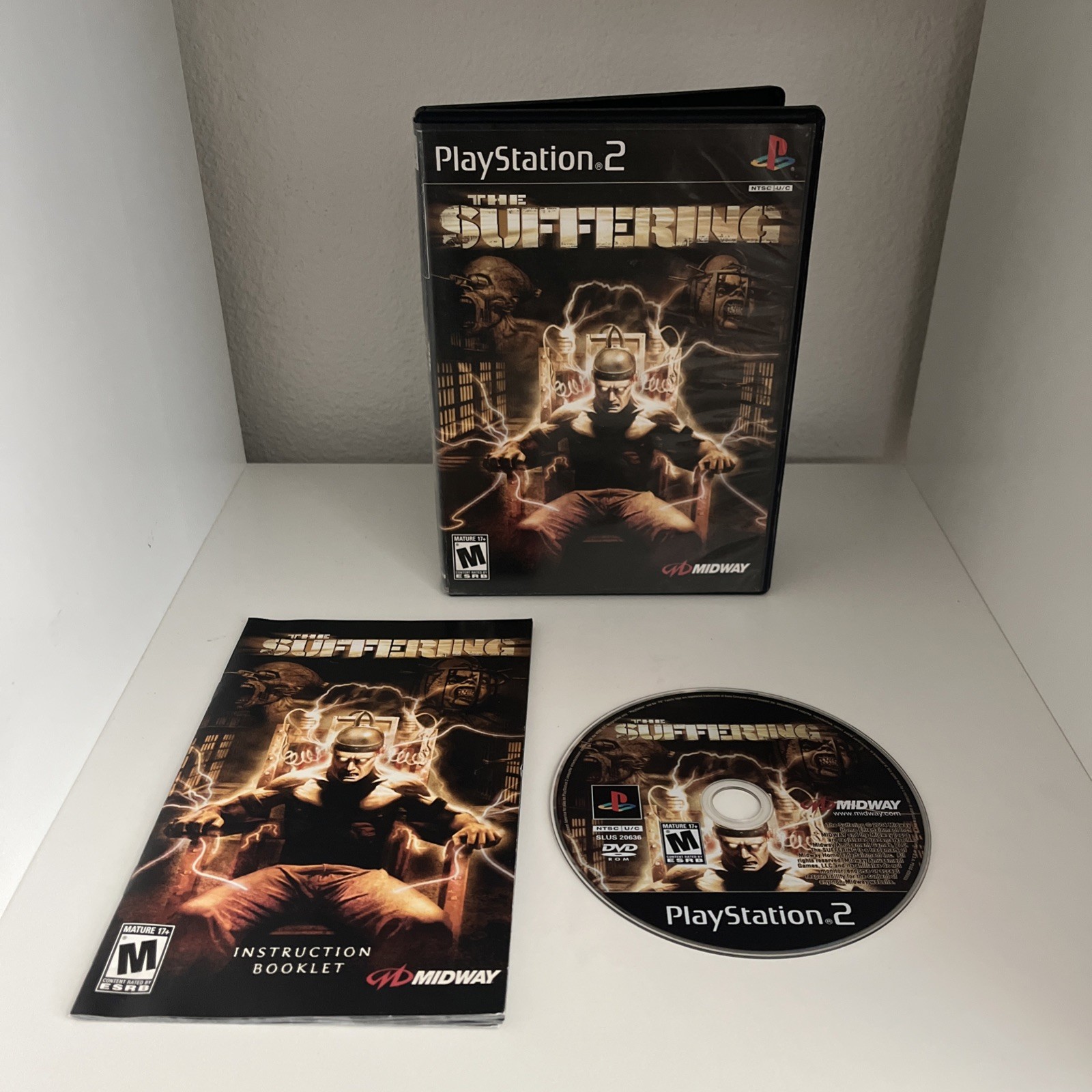 SiRen, Suffering, manhunt 2, Resident Evil Code: Veronica (Playstation 2) (CIB)