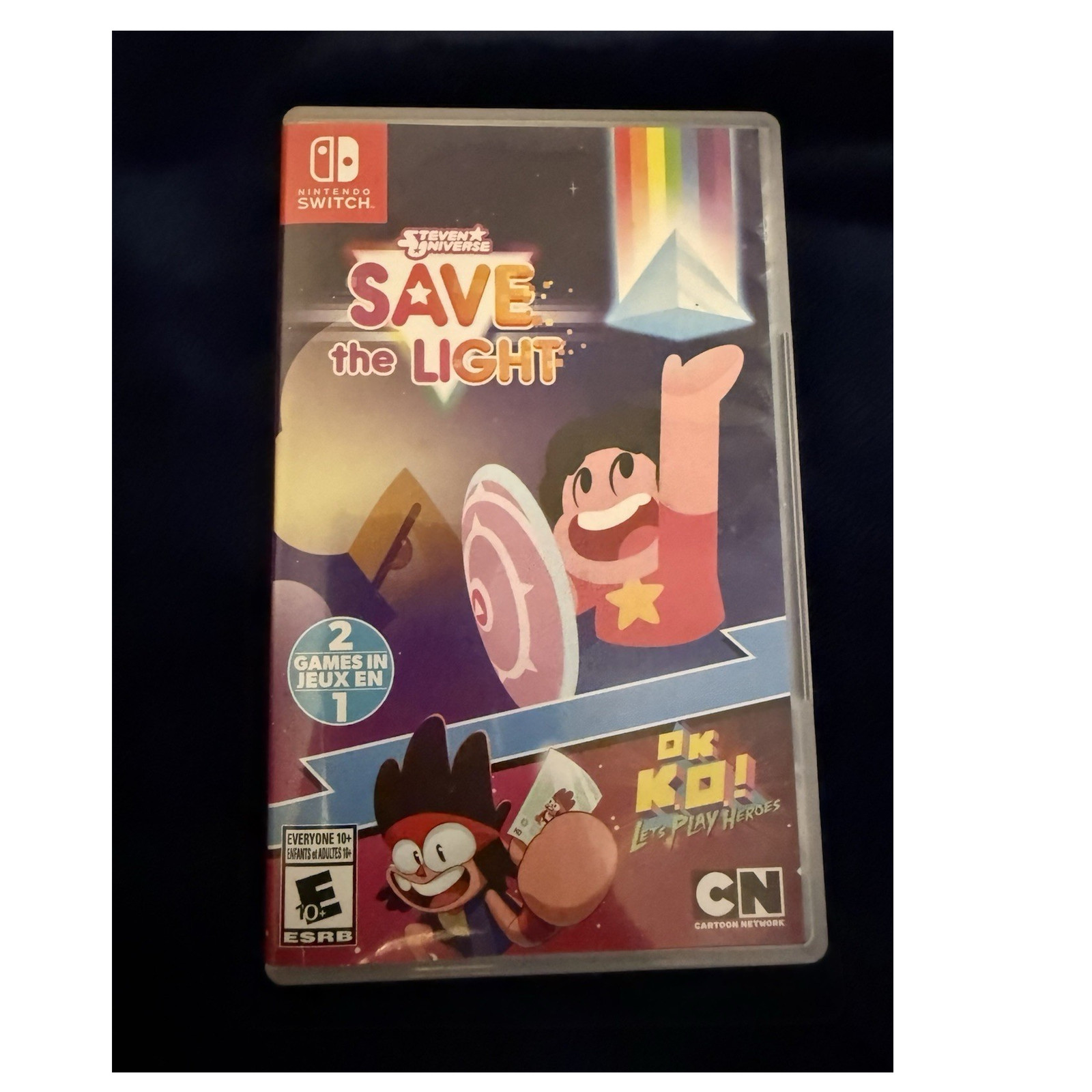 Outright Games 2 Games in 1 Steven Universe OK K.O. Nintendo Switch E10+