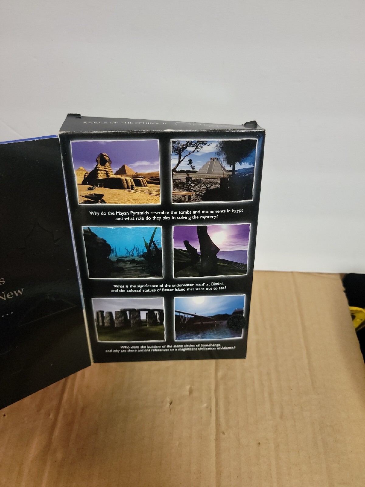 The Omega Stone Riddle of the Sphinx 2 The Adventure Company Box PC Game / 723-1