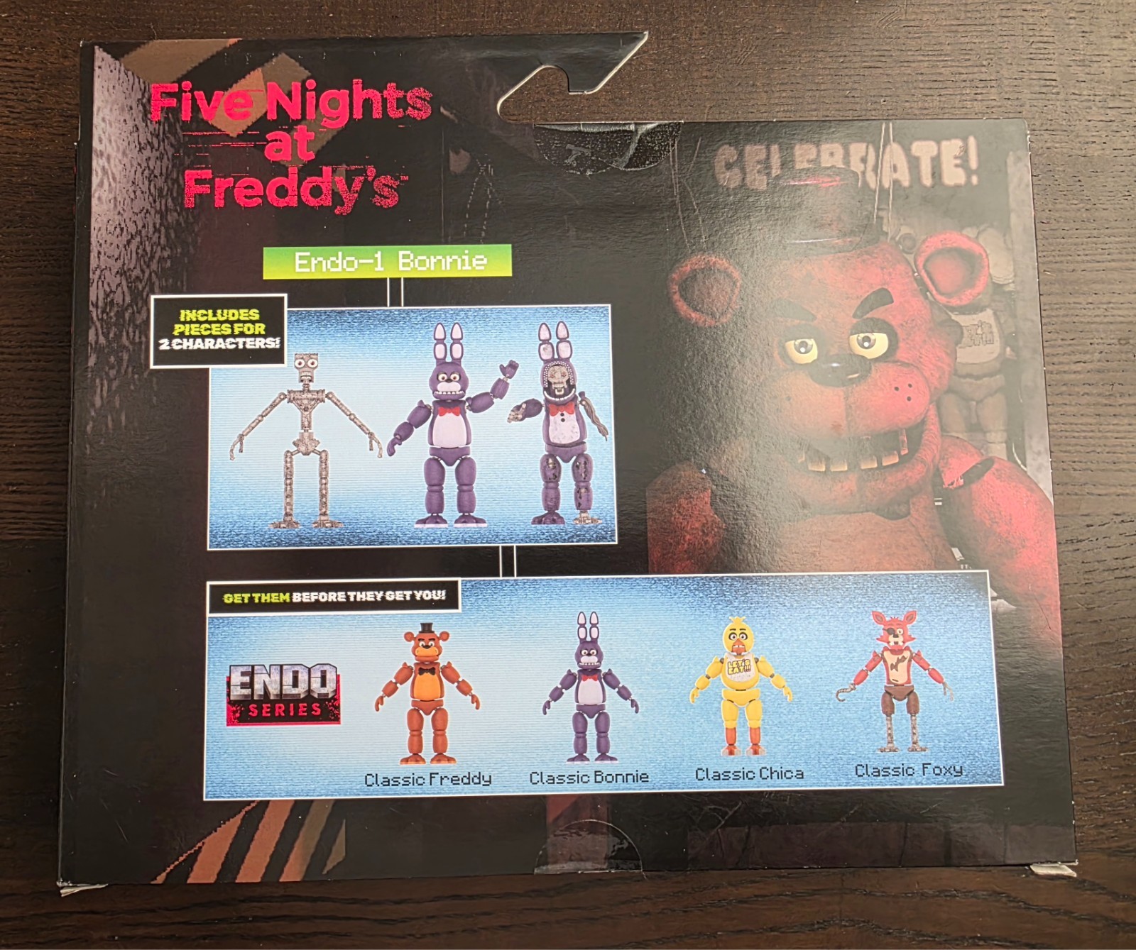 FNAF Jazwares ENDO SERIES Classic Freddy And Classic Bonnie Bundle