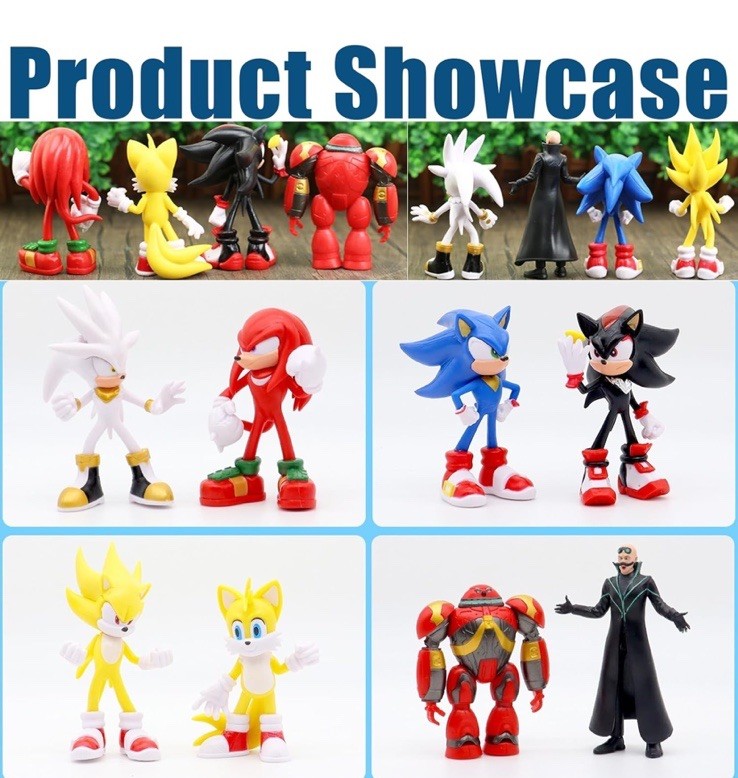 Hedgehog Action Figure, 6.5in Hedgehog Style Statue Handcrafted Collectible
