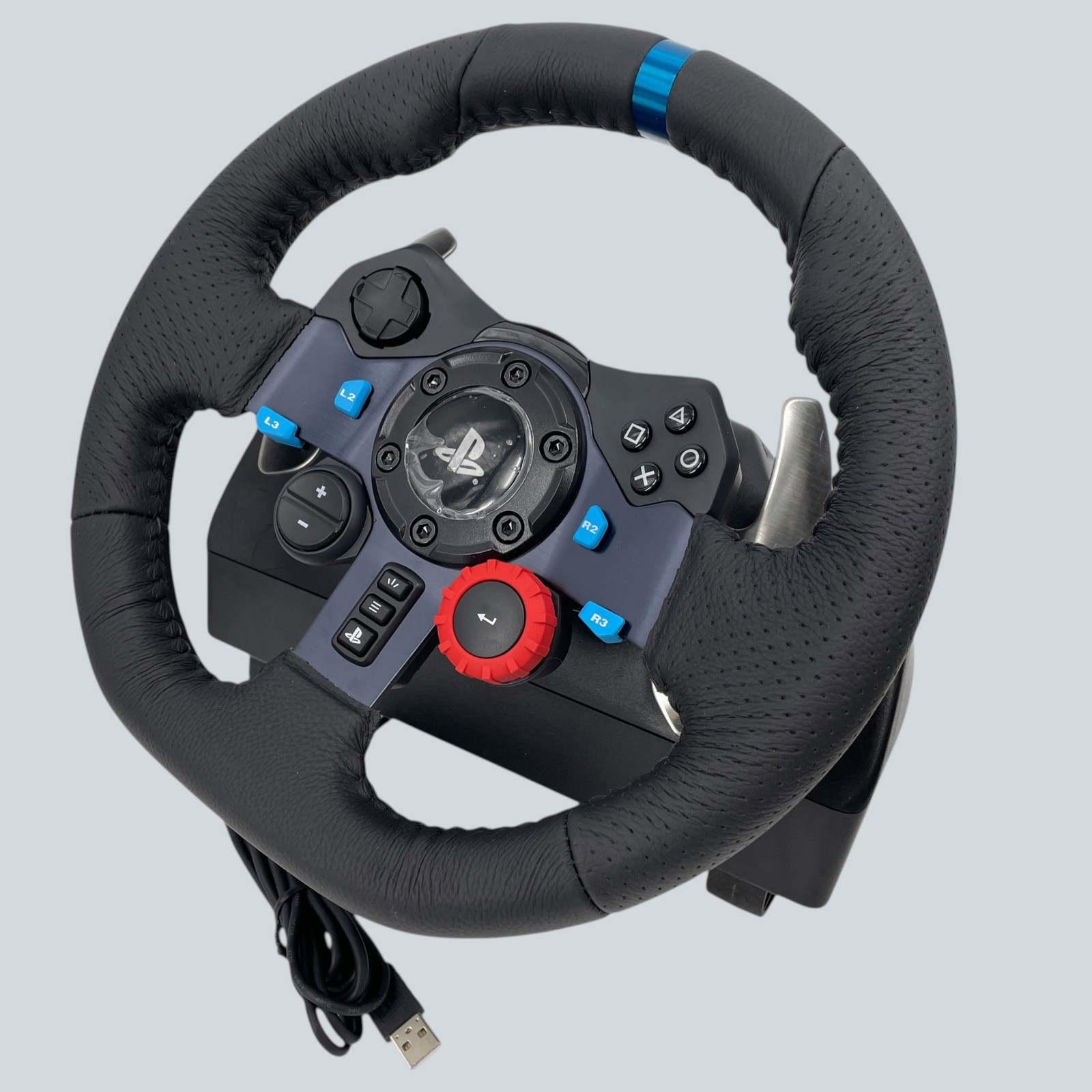Logitech G29 Driving Force Racing Wheel w/ Floor Pedals Paddle Shifters #PF2767