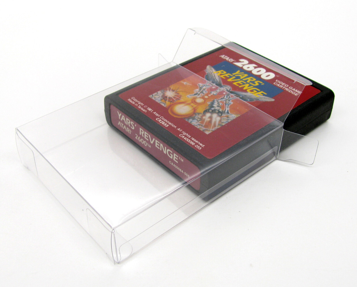 50x ATARI 2600 GAME CARTRIDGE CLEAR PLASTIC PROTECTIVE BOX PROTECTOR SLEEVE CASE