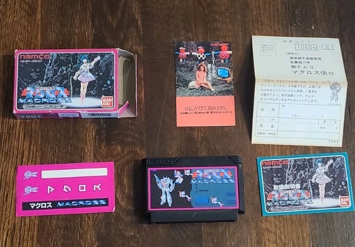 CHOUJIKUU YOUSAI MACROSS Robotech NINTENDO NES famicom JAP Namco Complete