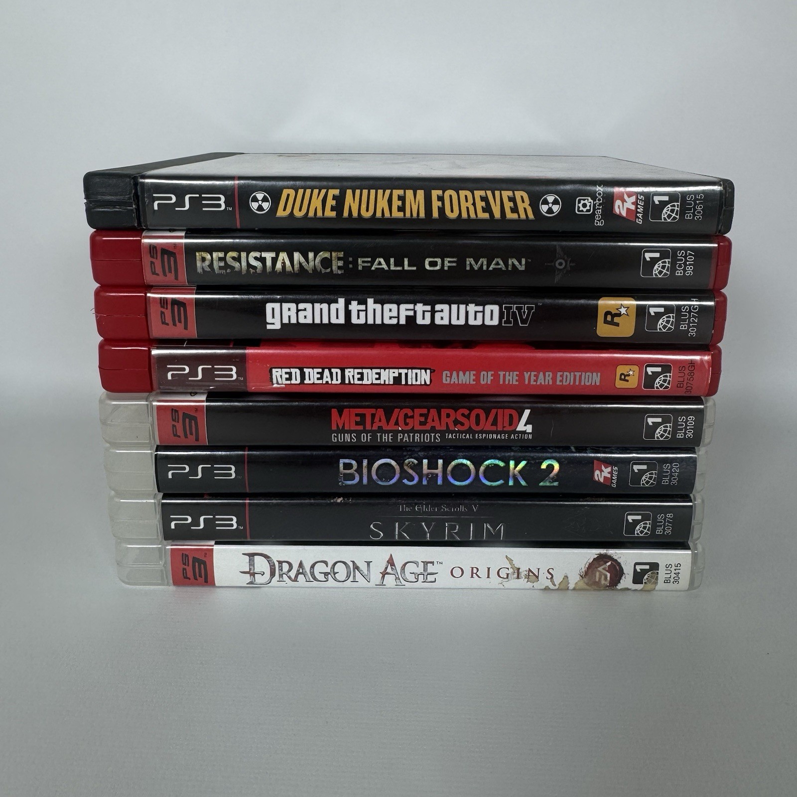 PlayStation 3 PS3 Game Lot of 8 Action Open-World RPG FPS Adventure Clean Tested