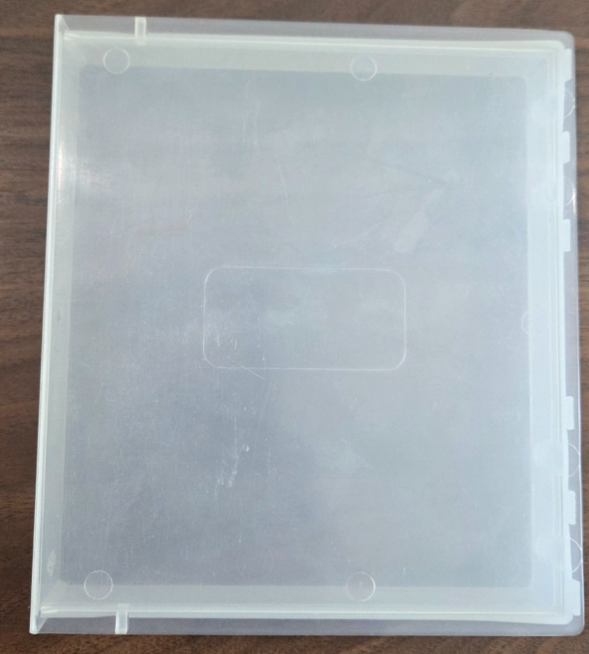 NINTENDO NES GAME HARD PLASTIC CLAMSHELL CASES CLEAR RENTAL CASE