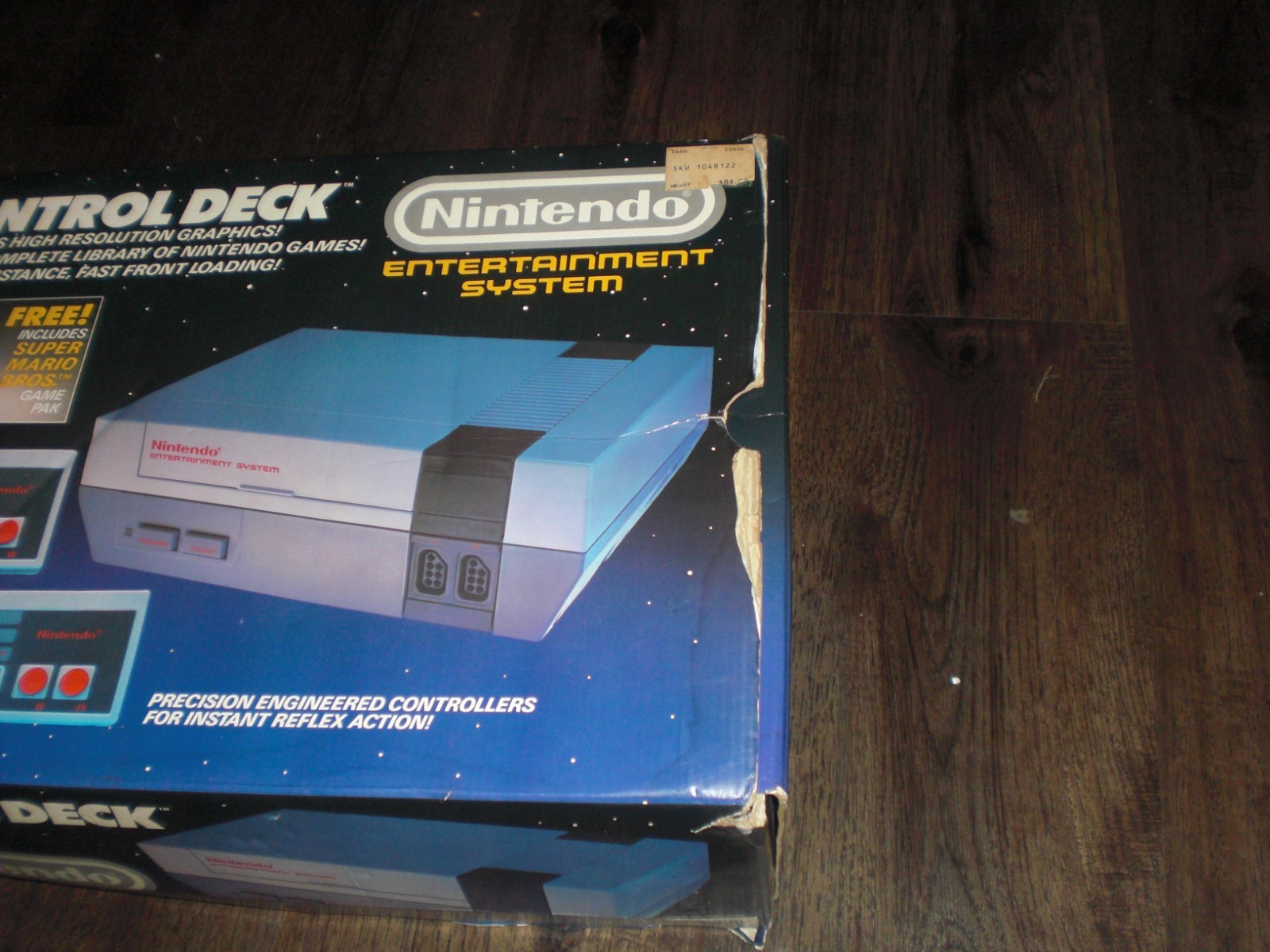NES Nintendo Entertainment System Control Deck MINT INSERTS BAG Empty Box Foam